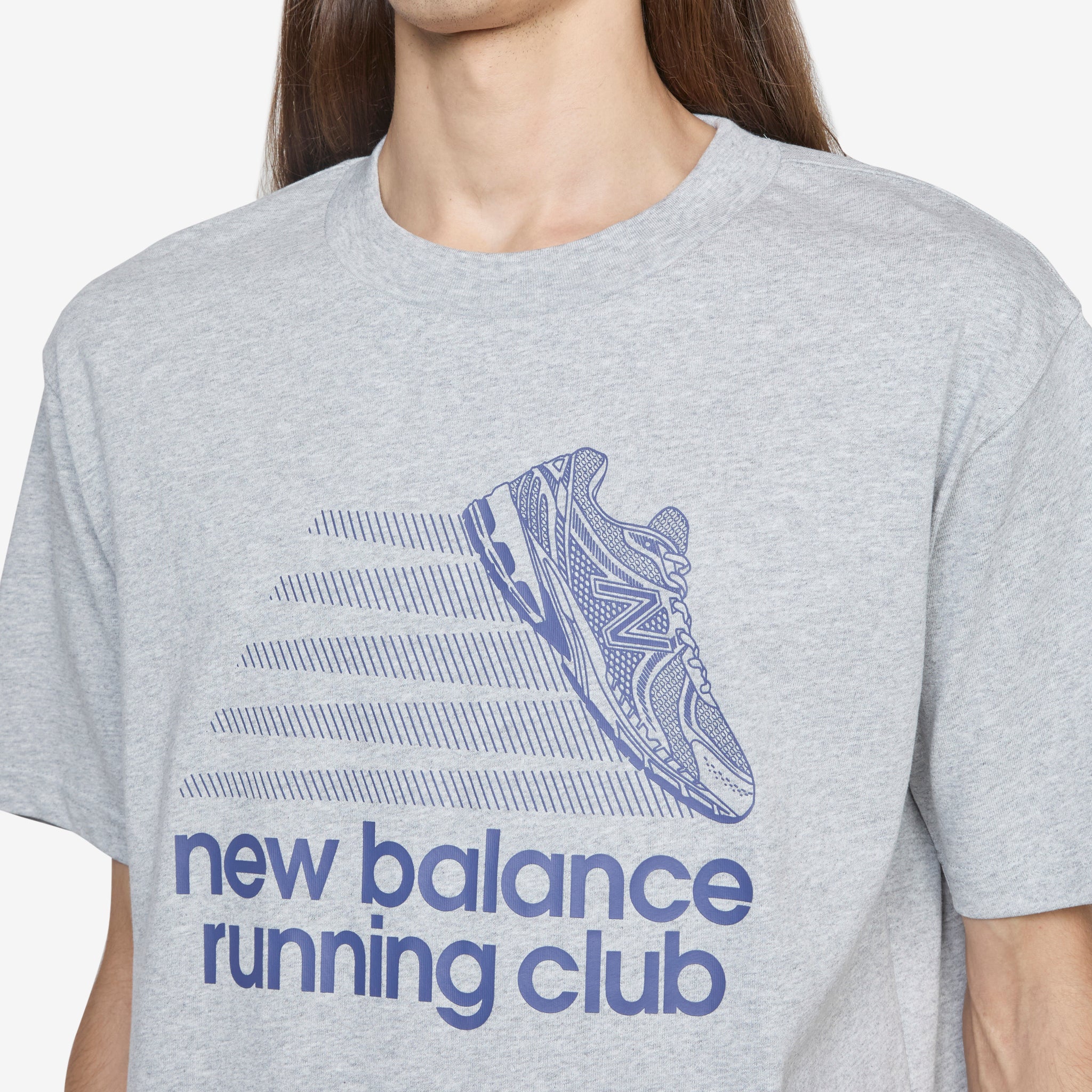 Athletics Running Club T-Shirt Athletic Grey