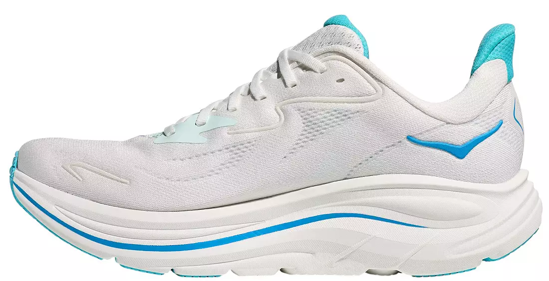 MEN'S HOKA CLIFTON 10 | WHITE / SKYWARD BLUE