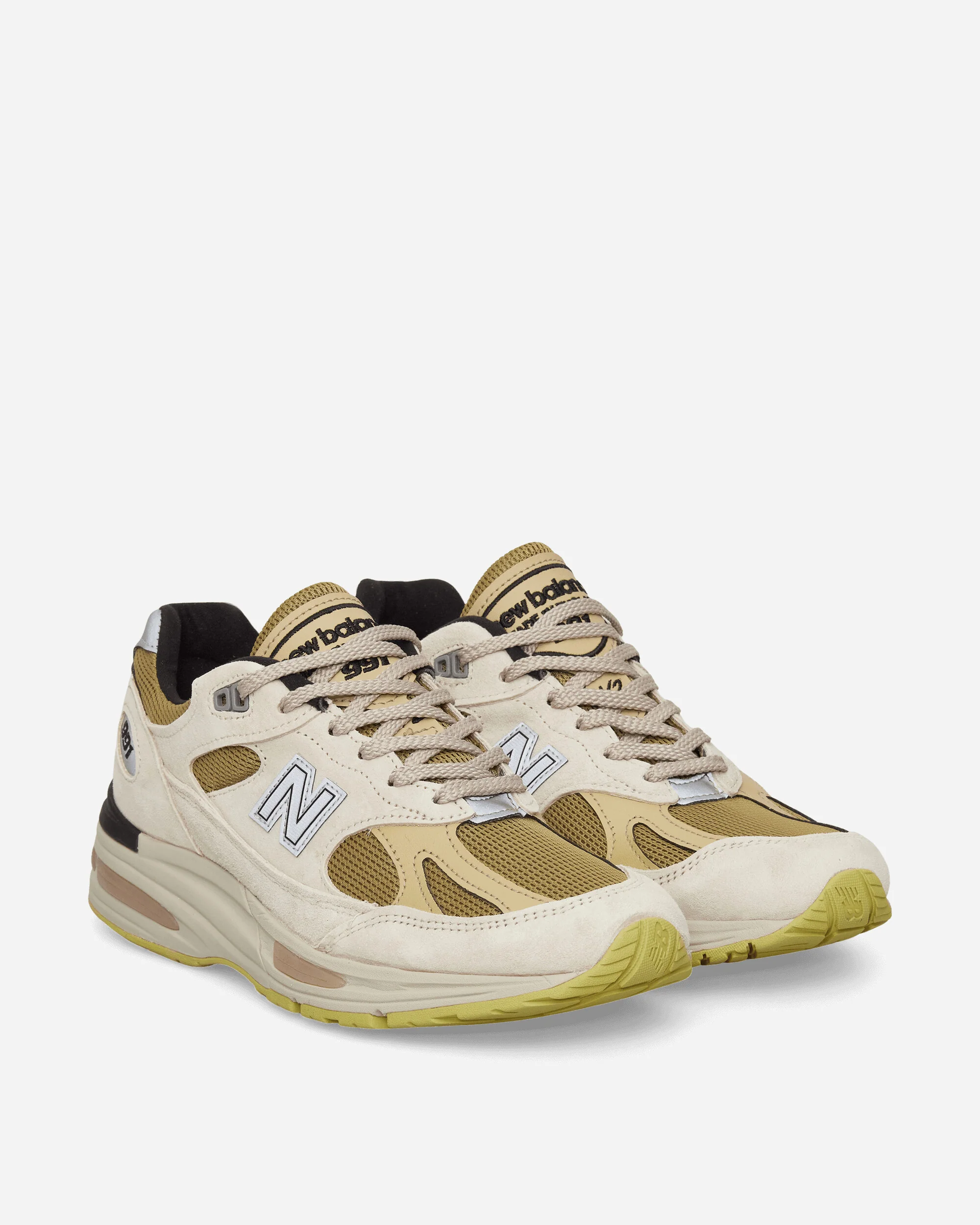 Made in UK 991v2 Sneakers Silver Birch / Amber Green / Silver Fern