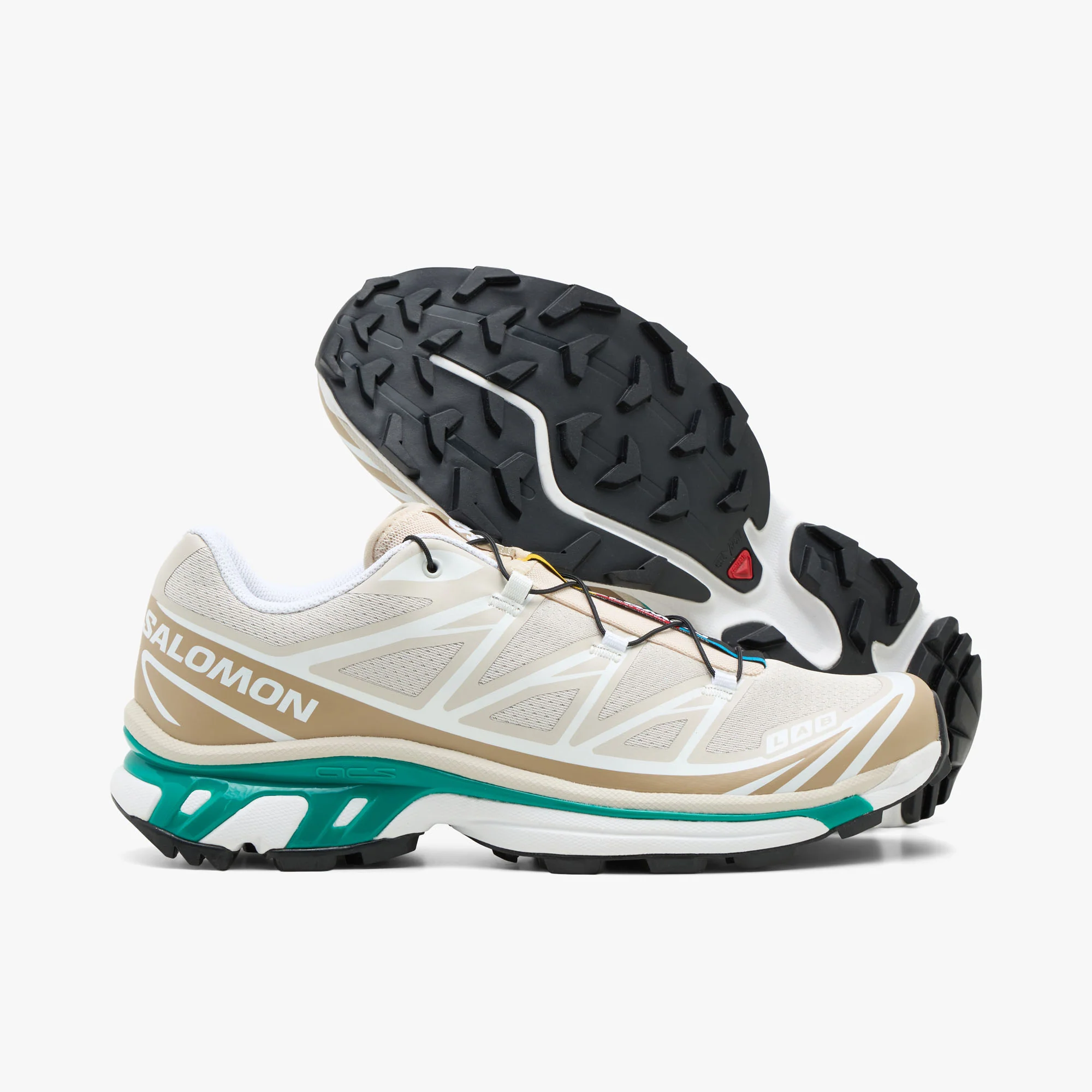Salomon XT-6 Rainy Day / Chinchilla - Dynasty Green