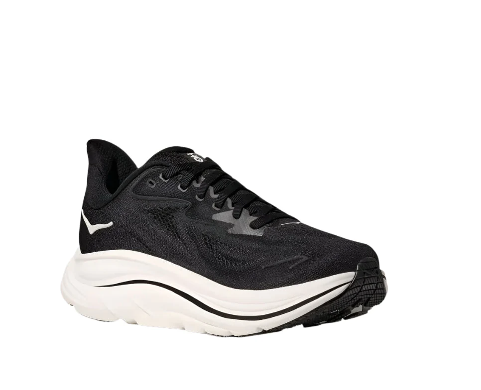 MEN'S HOKA CLIFTON 10 | BLACK / WHITE