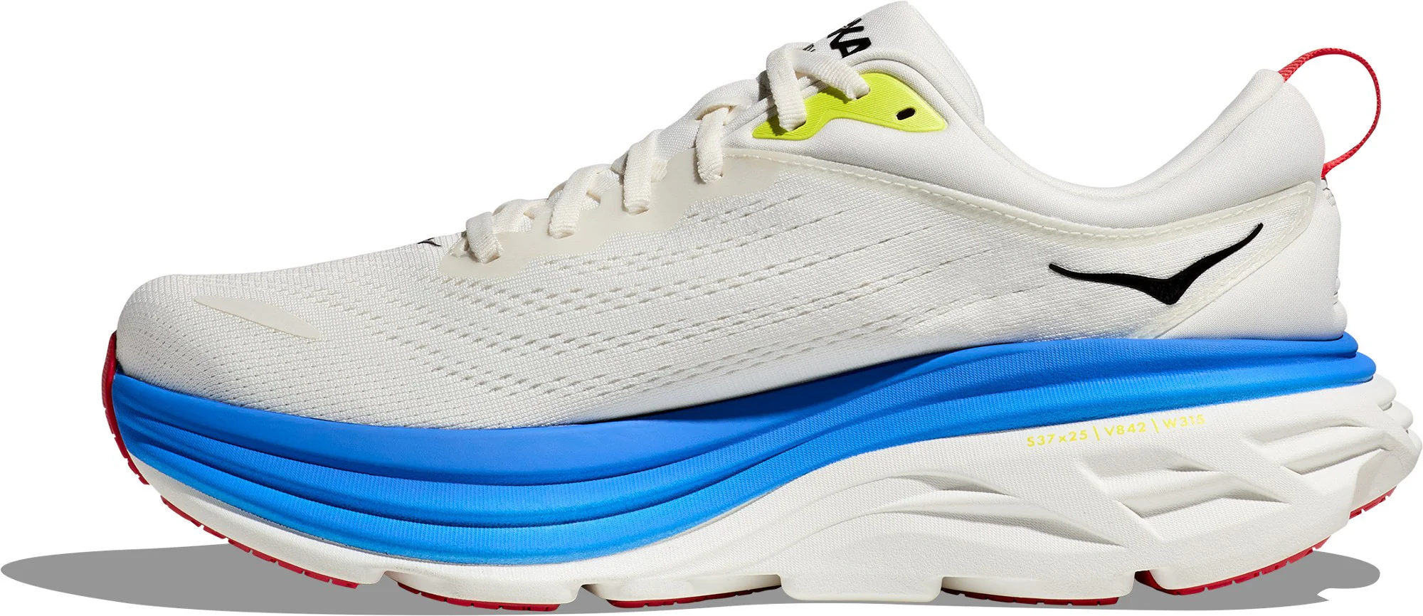 MEN'S HOKA BONDI 8 | BLANC DE BLANC / VIRTUAL BLUE