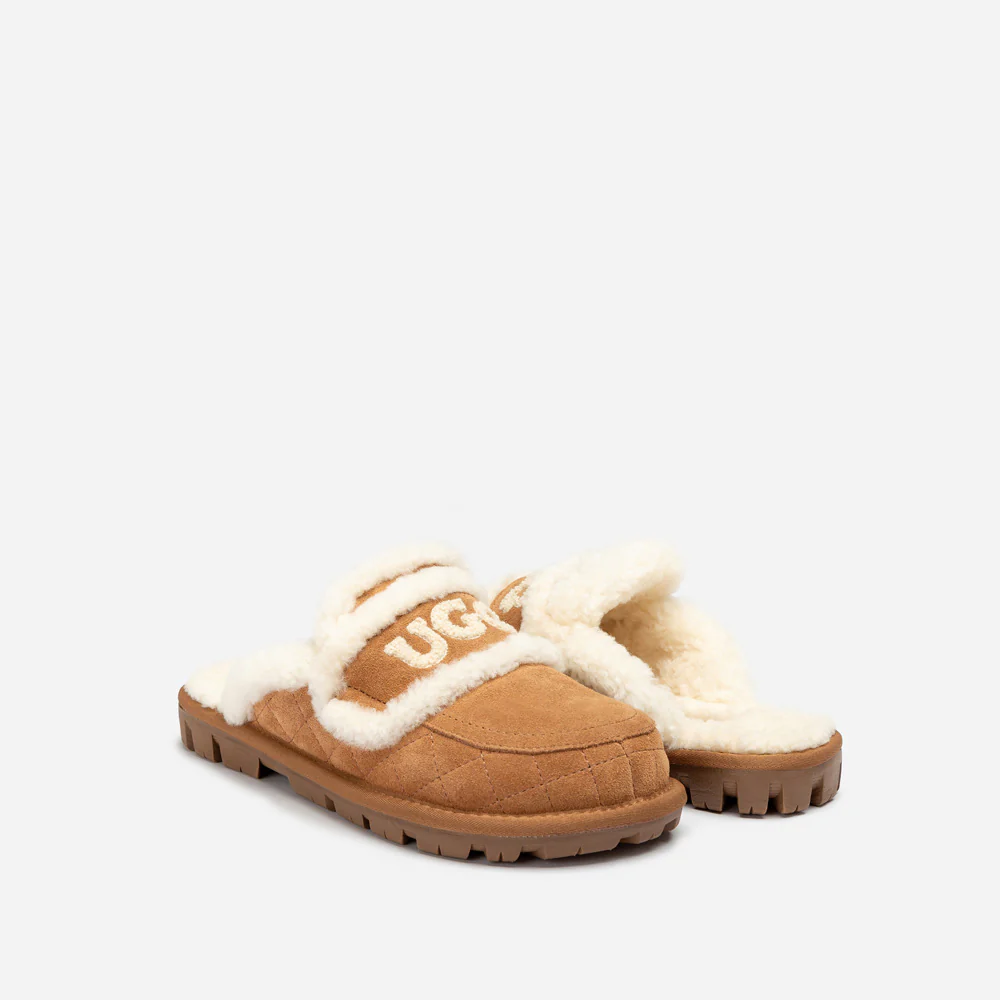 Ugg Violet Matelasse Shearling Slipper