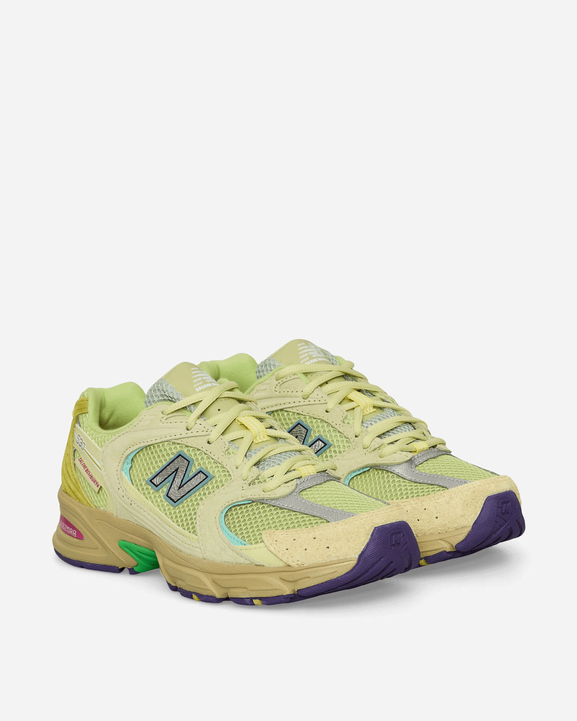 Salehe Brembury 530 Sneakers Dusty Yellow / Celery Green