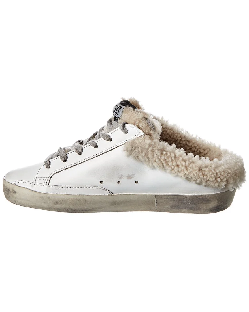 Golden Goose Superstar Sabot Leather Mule