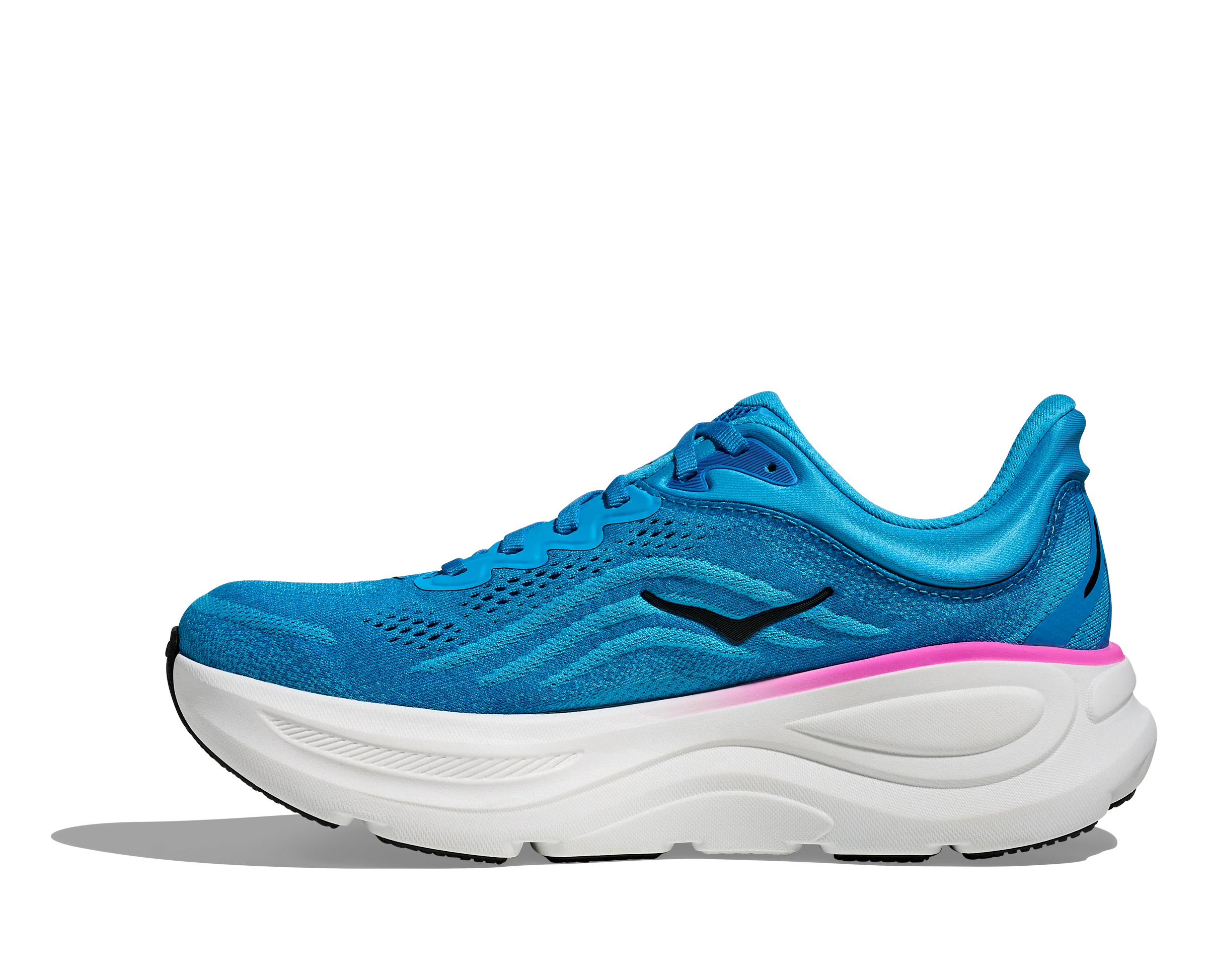 WOMEN'S HOKA BONDI 9 | SKYWARD BLUE | NEON FUCHSIA