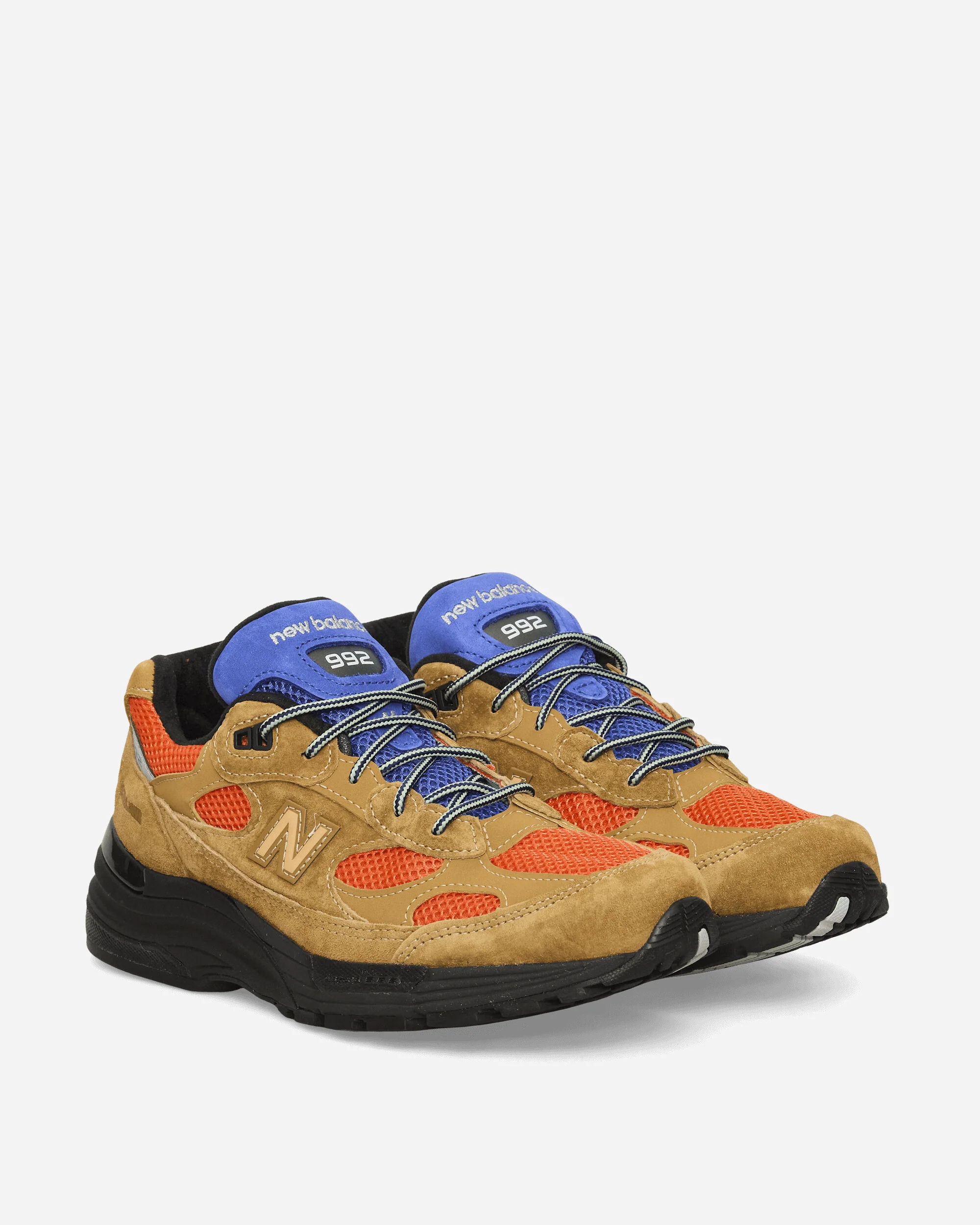 Action Bronson Made in USA 992 Sneakers Tan / Blue / Orange