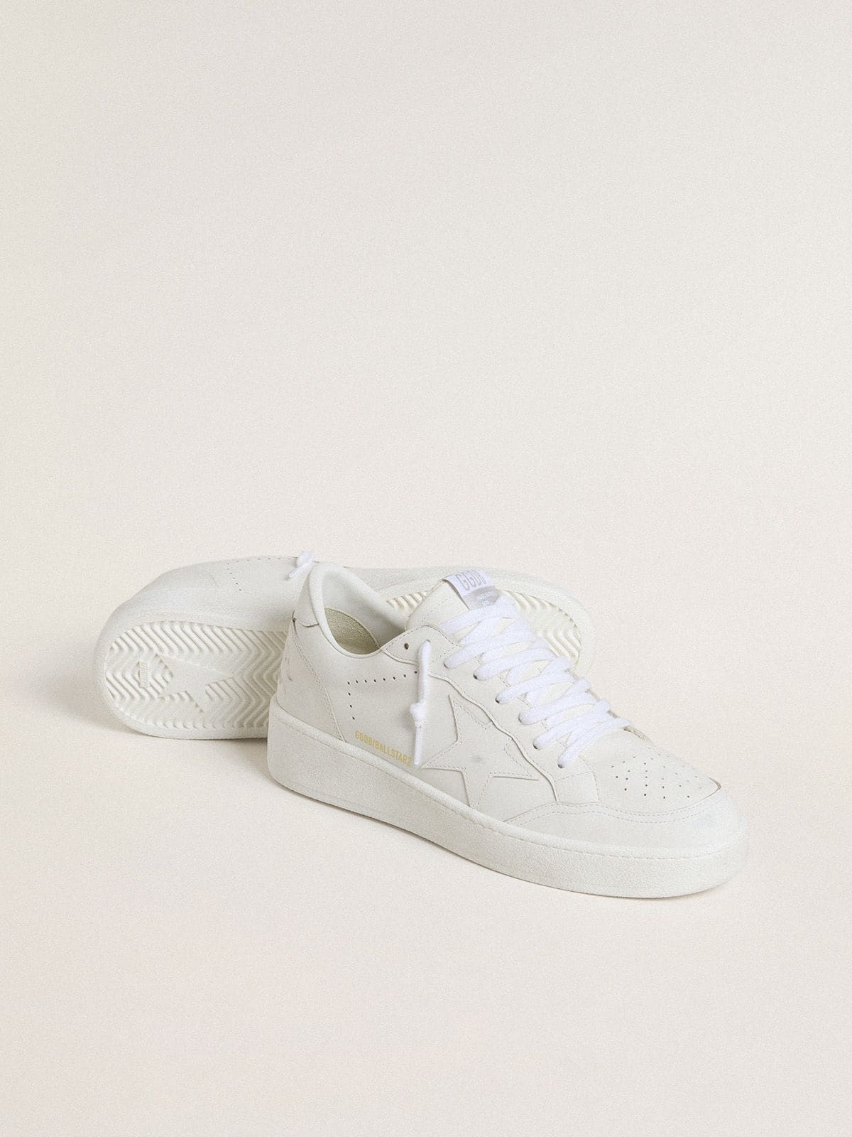 Women's Ball Star with white leather star and heel tab