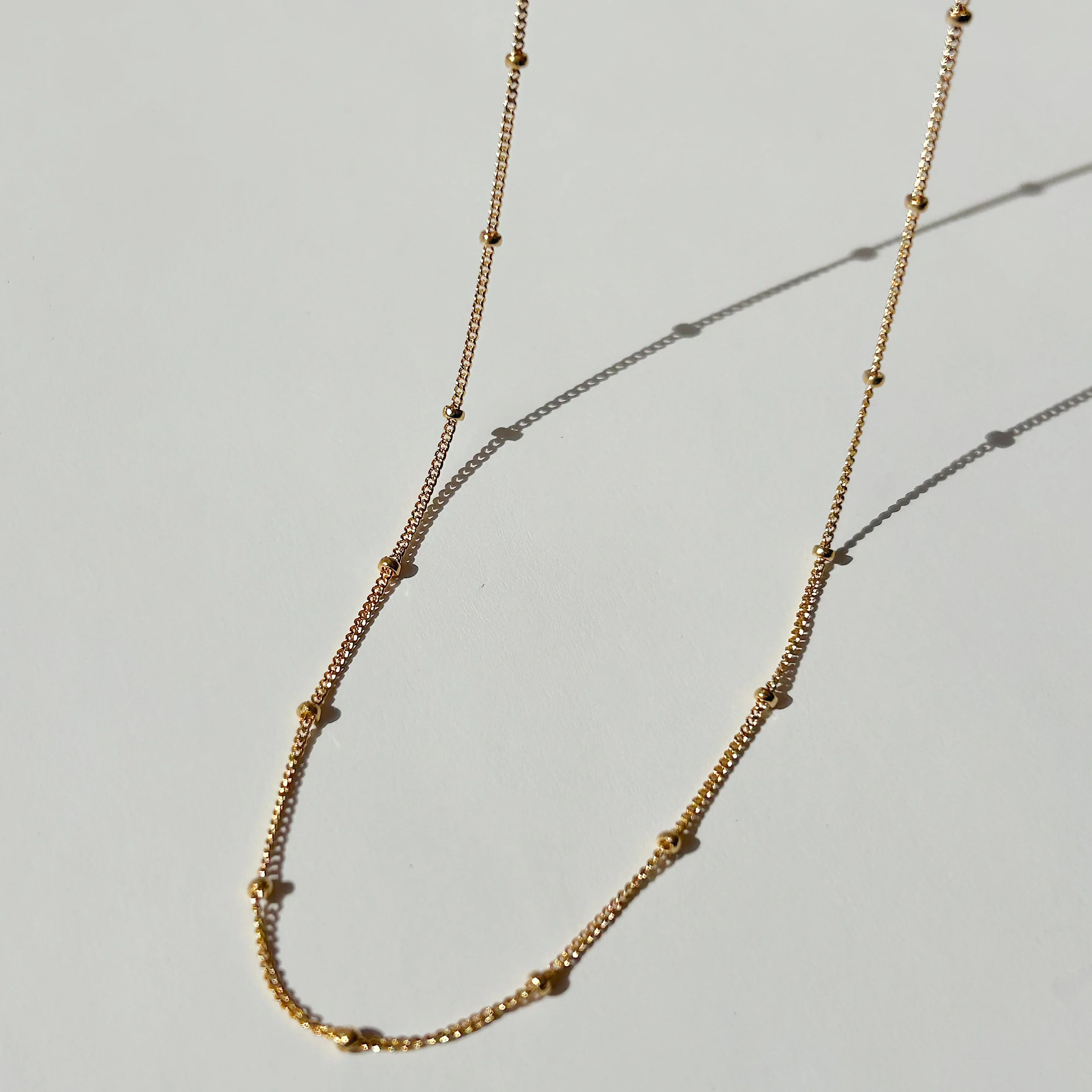 Abiza Dainty Gold Necklace