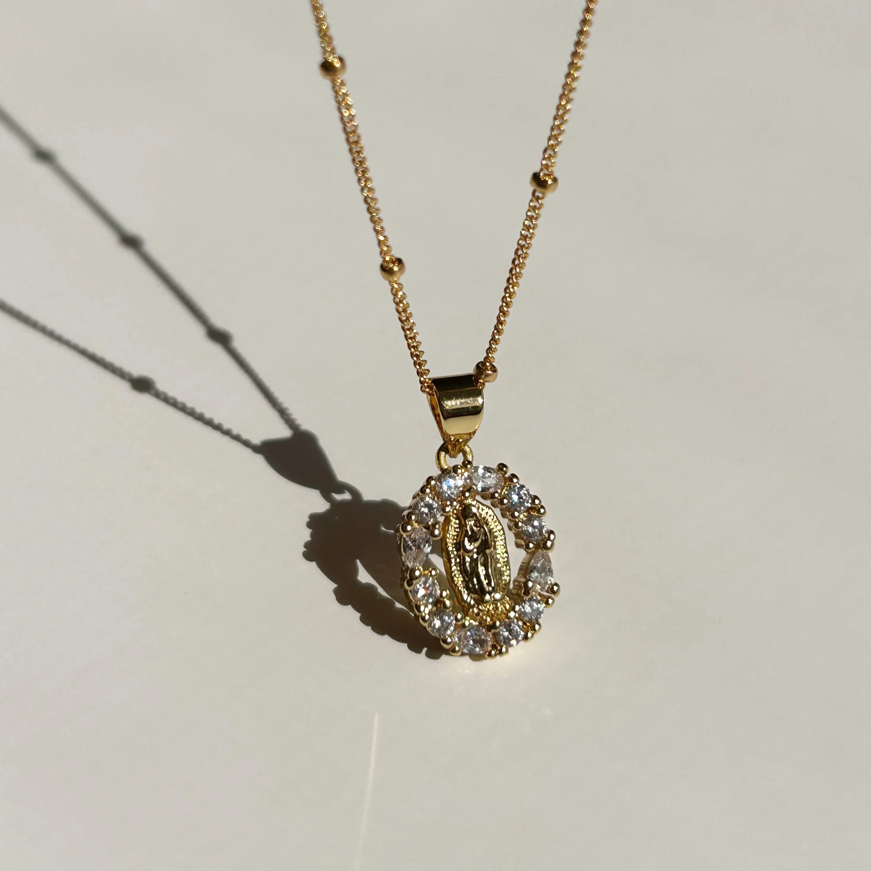 Flawless Virgin Mary Necklace
