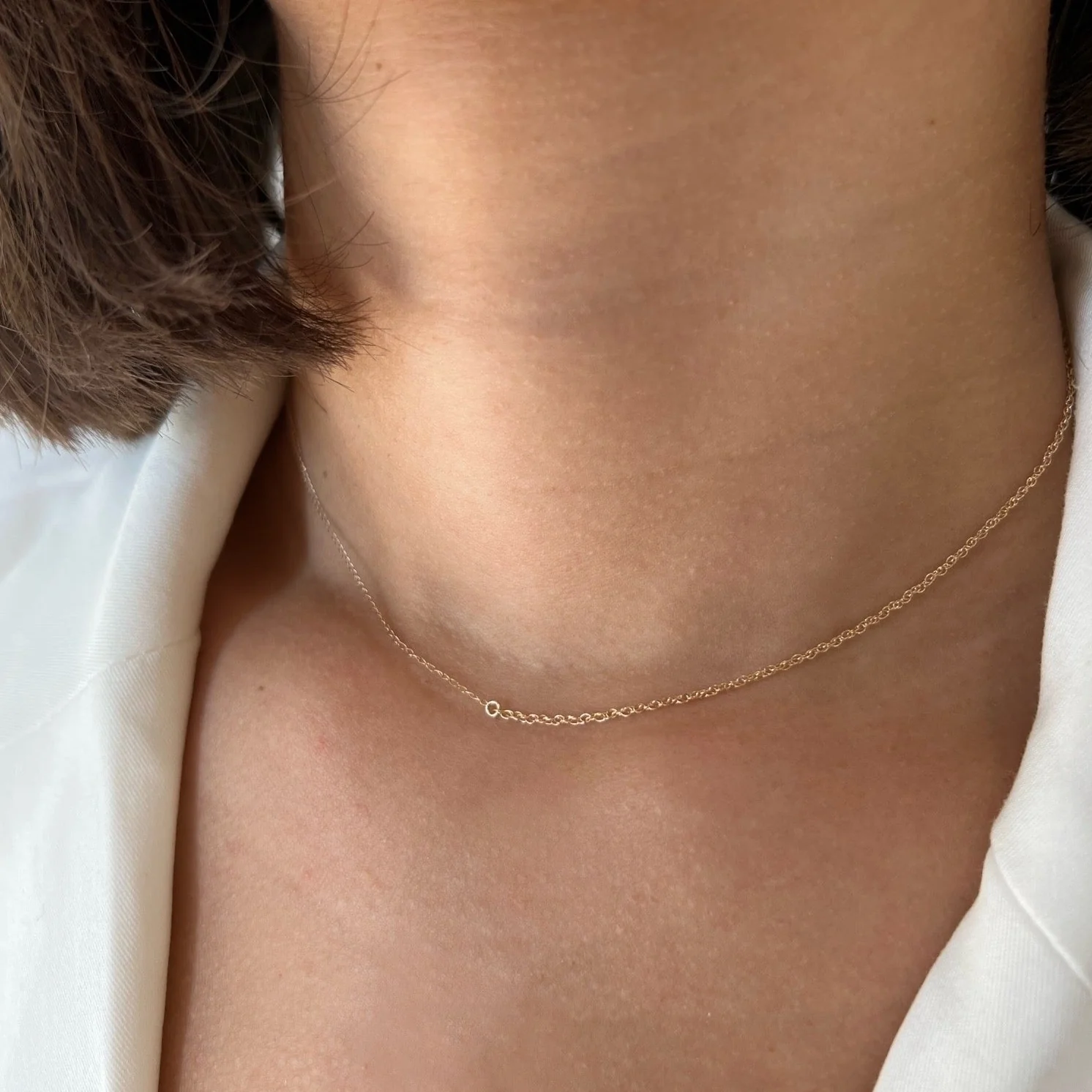 Entangled Solid Gold Necklace