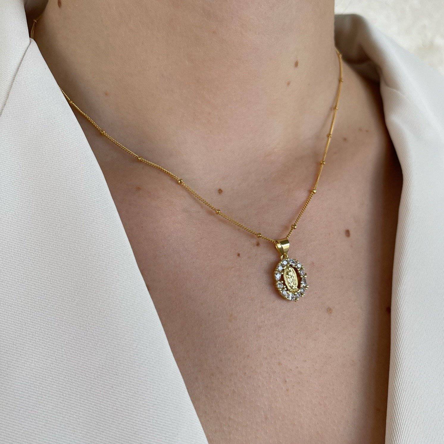 Flawless Virgin Mary Necklace