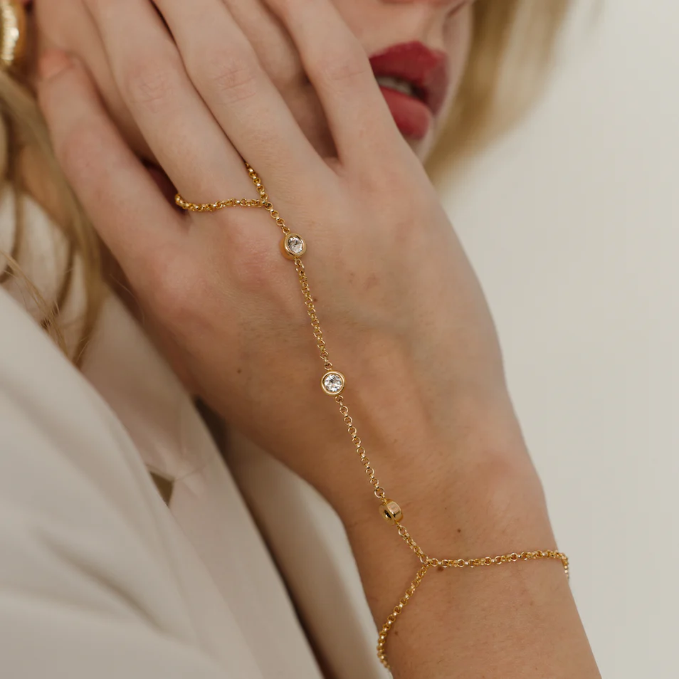 Eleanor CZ Hand Chain
