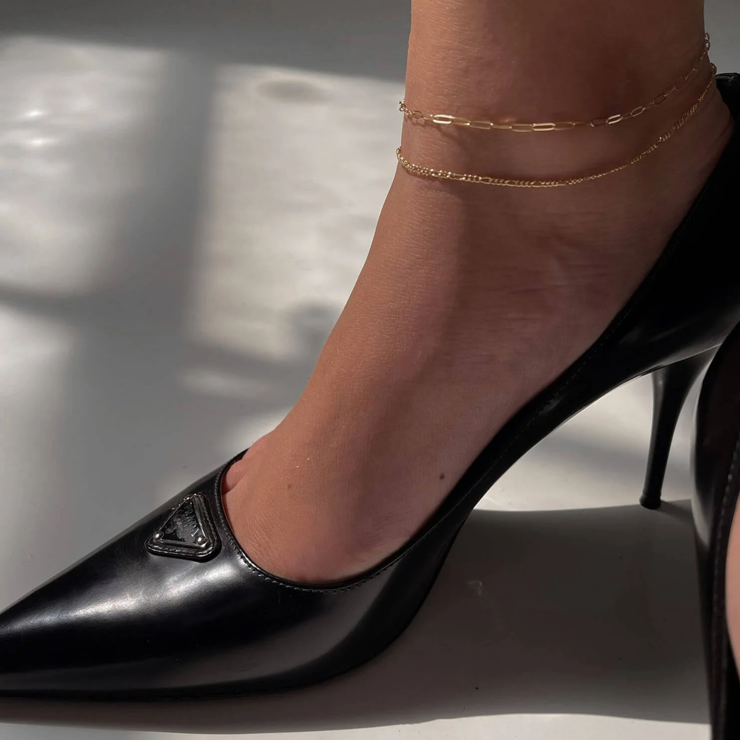 Fly Girl Dainty Gold Anklet