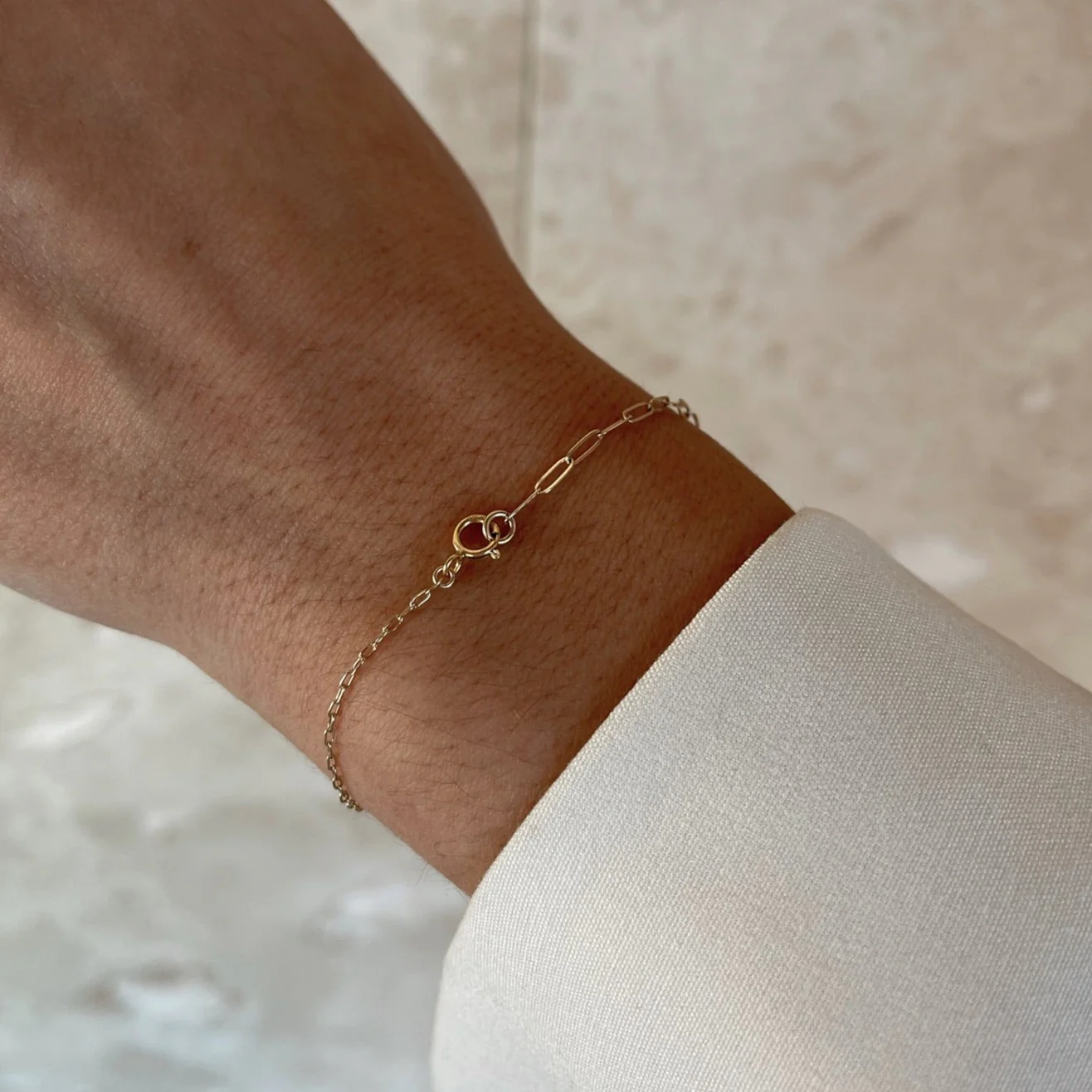 Boundless Solid Gold Bracelet