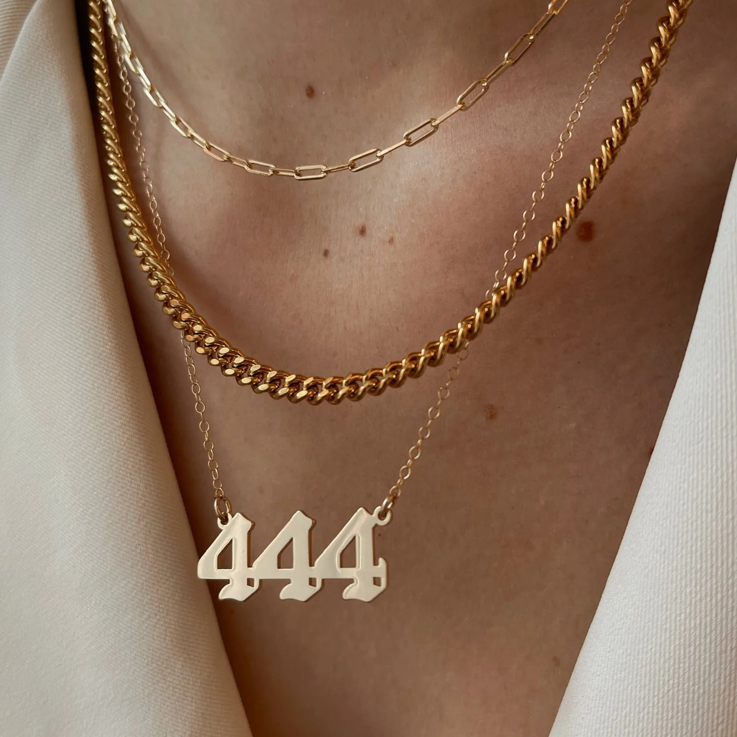 Spiritual Feels Angel Number Necklace