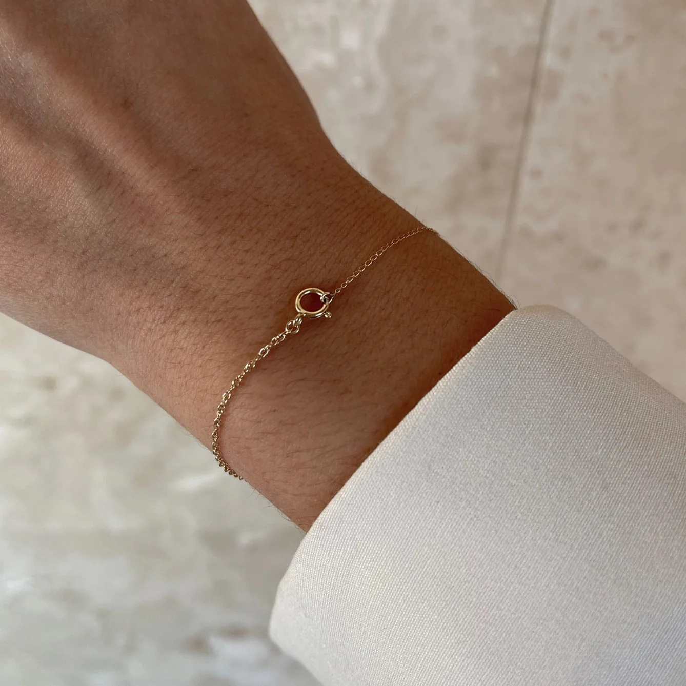 Entangled Solid Gold Bracelet