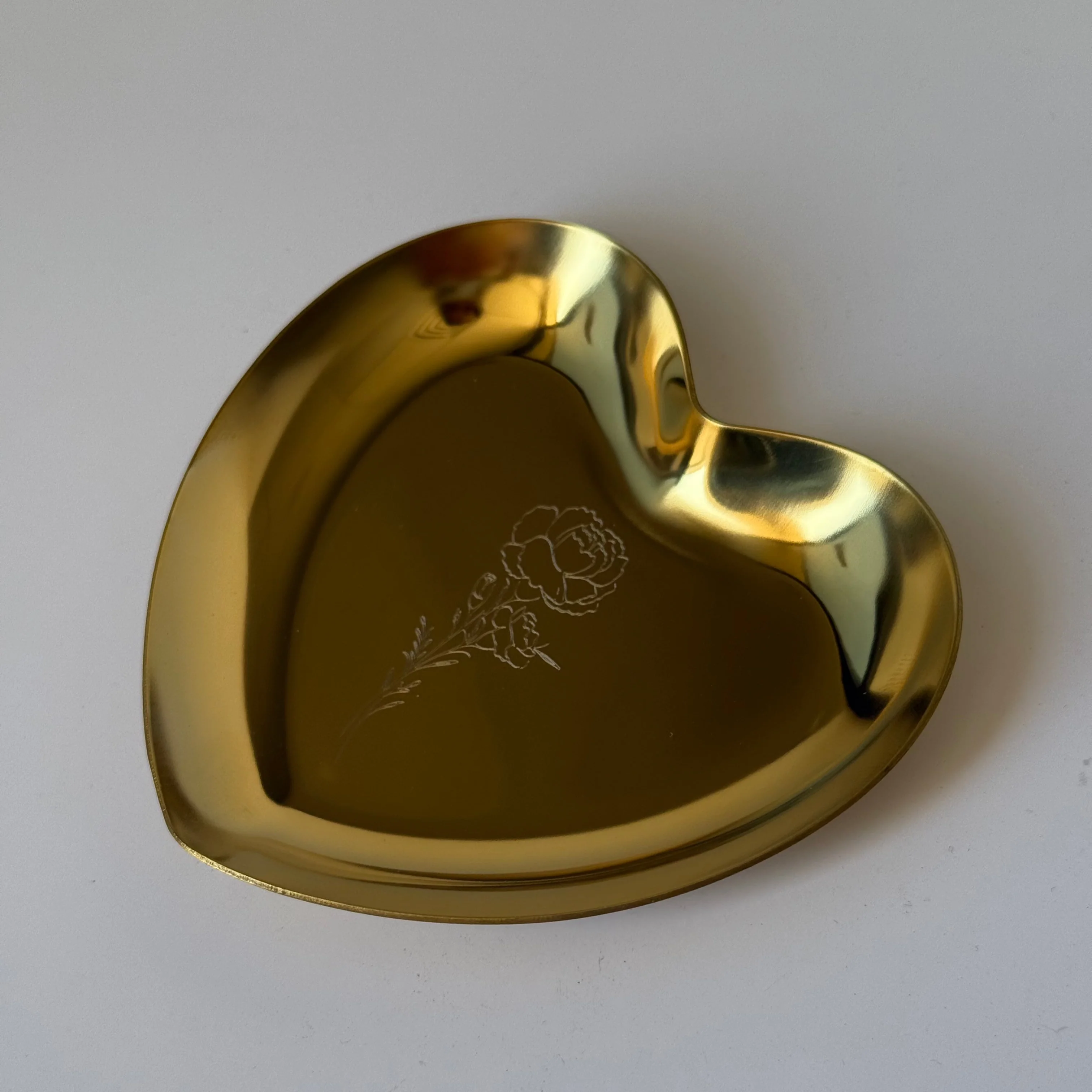 Engraved Birth Flower Tray