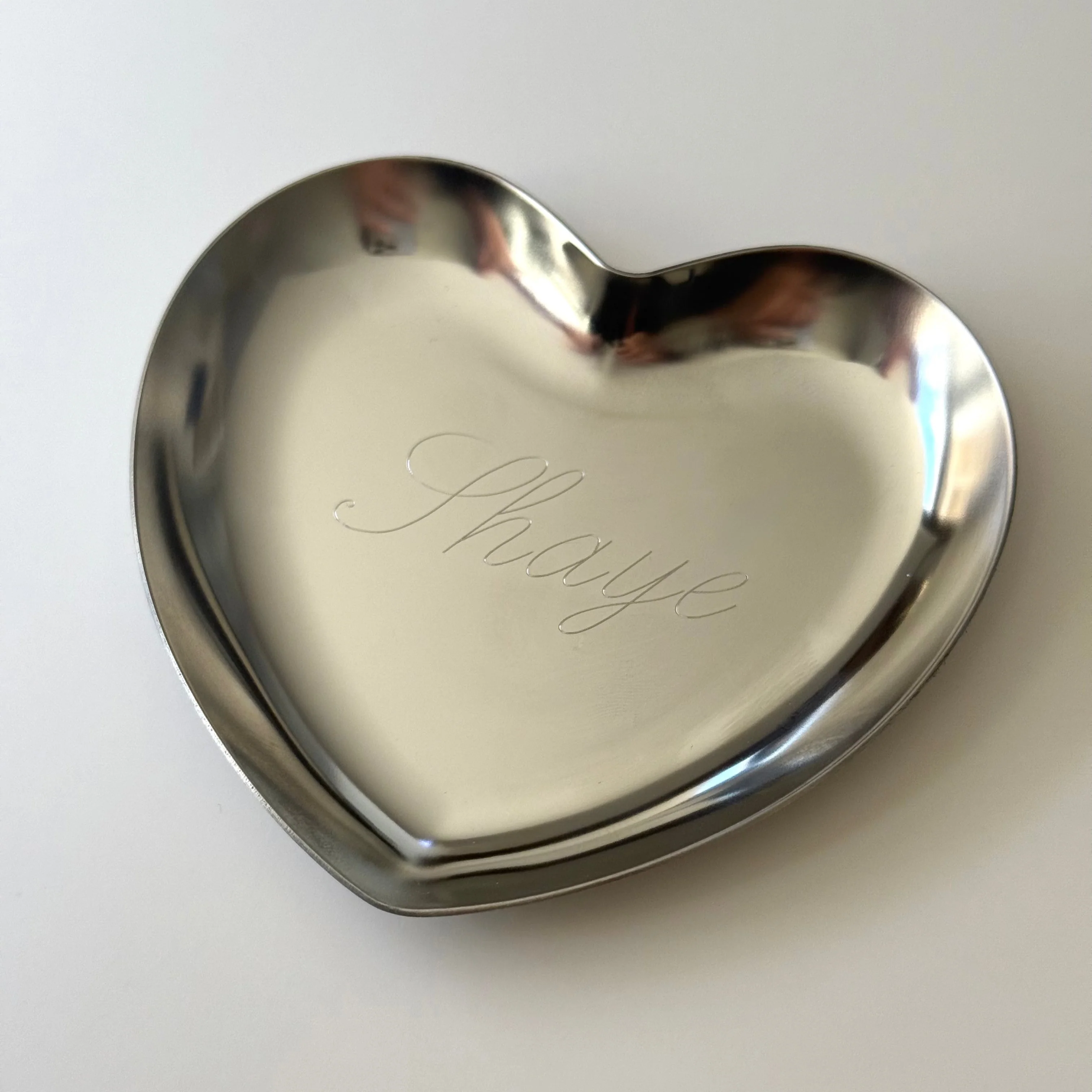 Silver Engraved Jewelry Tray