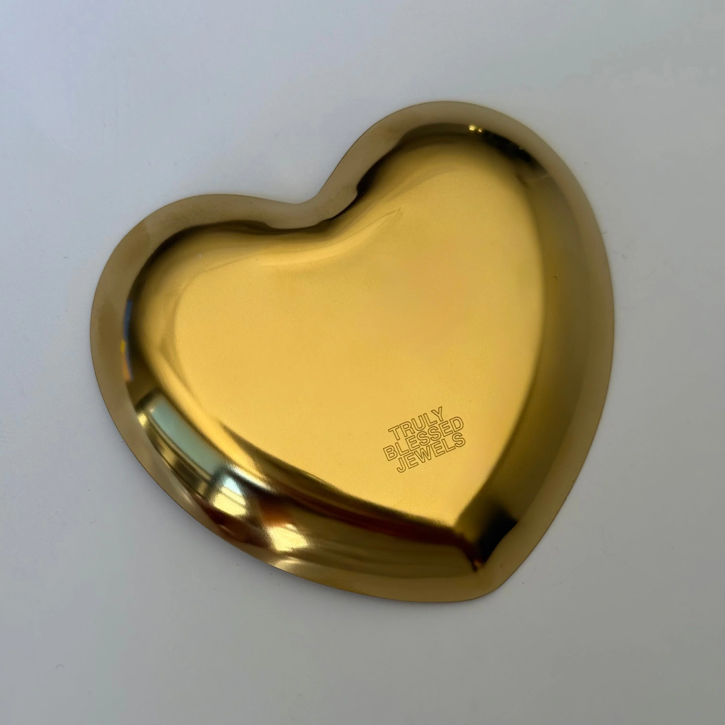 Gold Engraved Jewelry Tray