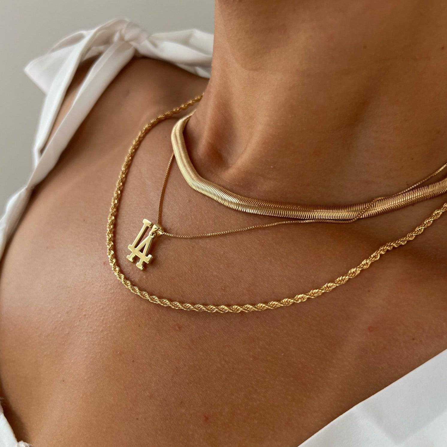 City of Angels LA Charm Necklace