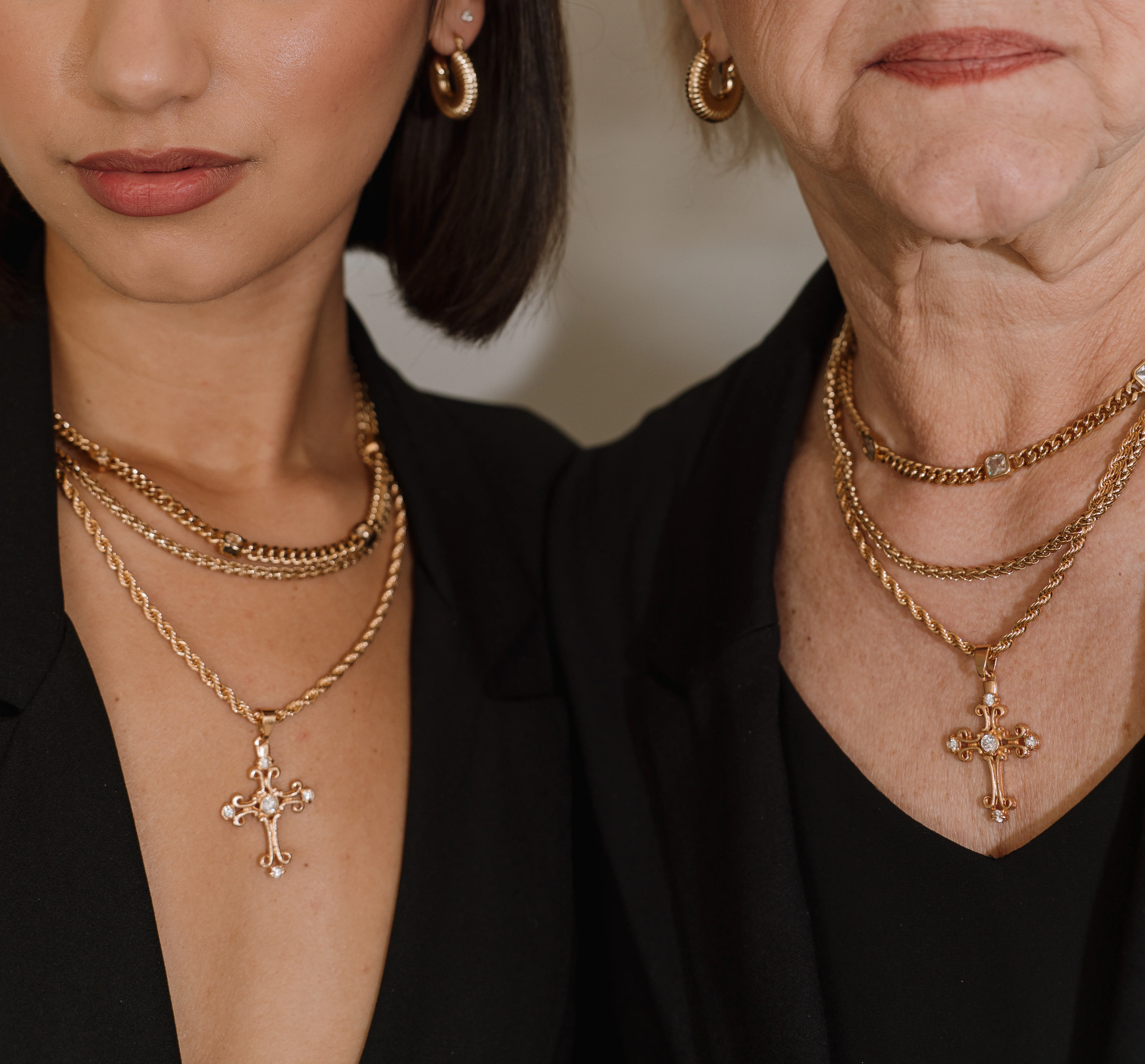 Truly Rich CZ Cross Necklace