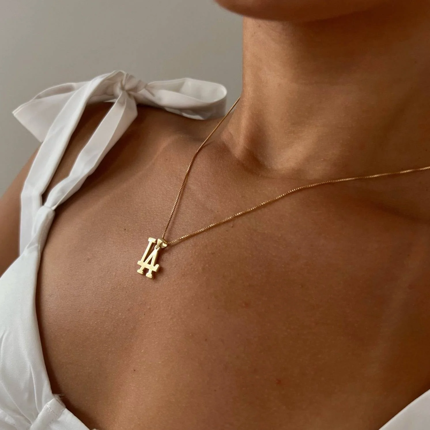 City of Angels LA Charm Necklace