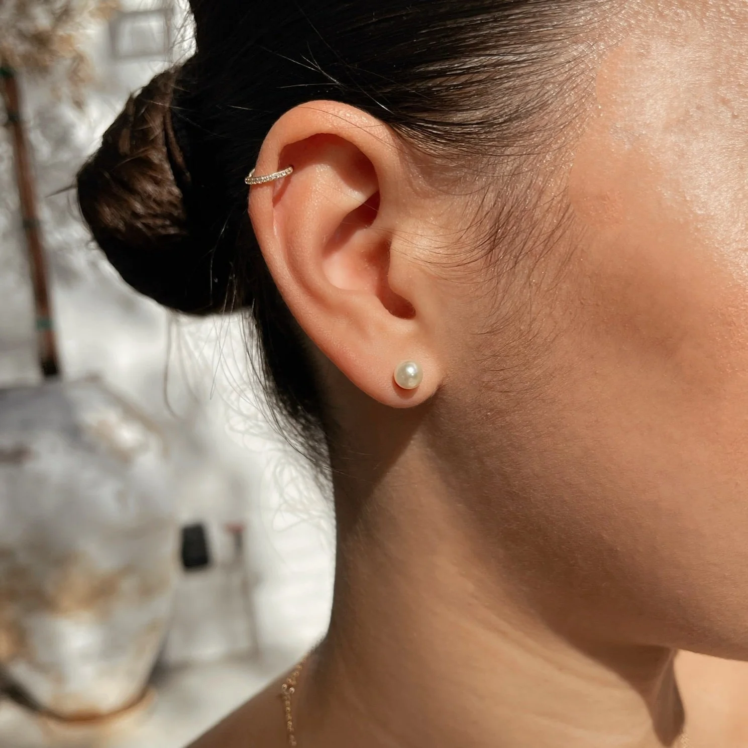 Something New Pearl Stud Earrings