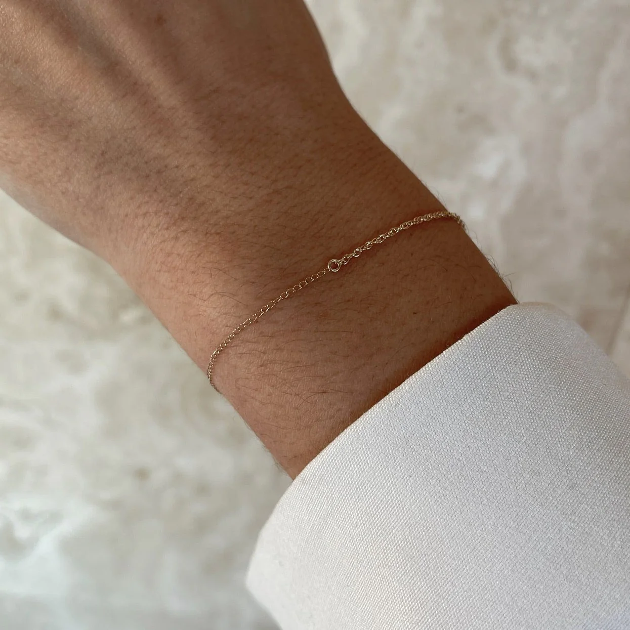Entangled Solid Gold Bracelet