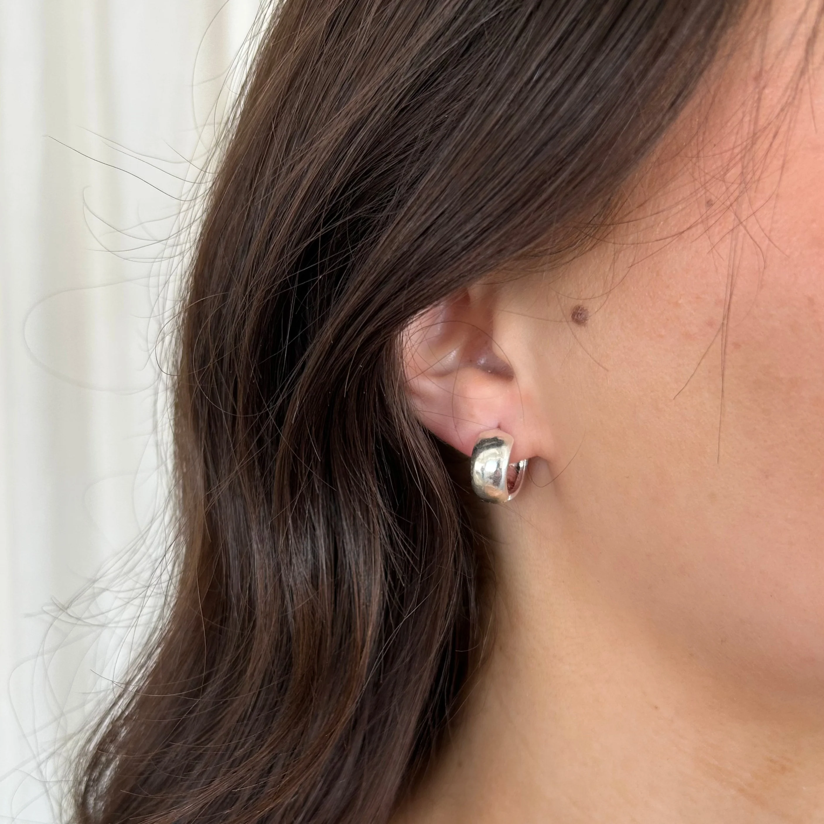 Vilnius Silver Hoops