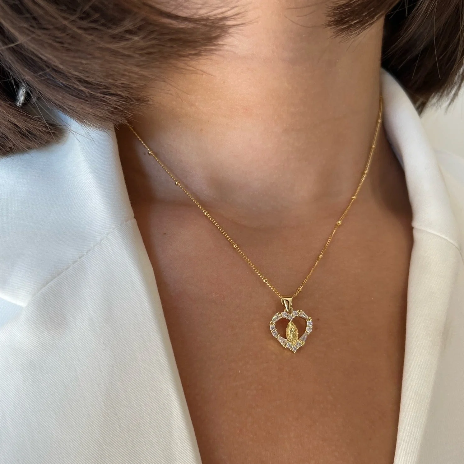 Heavenly Mother Mary Necklace