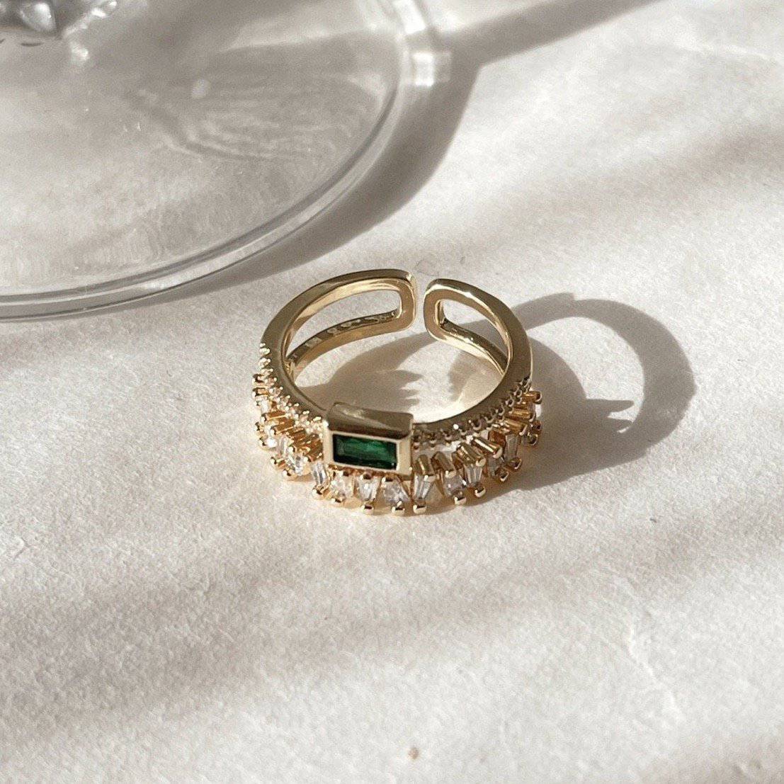 Reign CZ Stone Ring