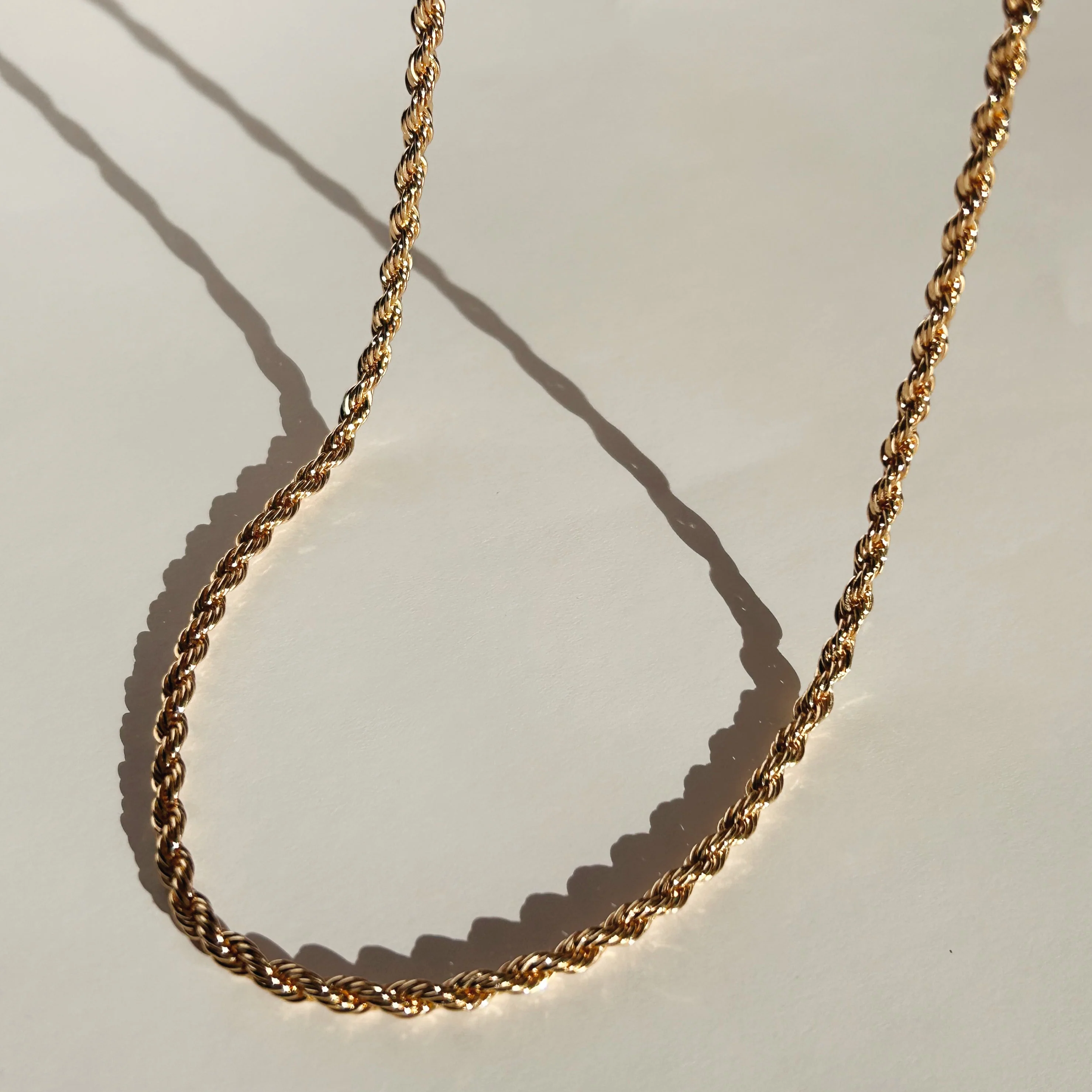 Adrian Thick Rope Chain Necklace