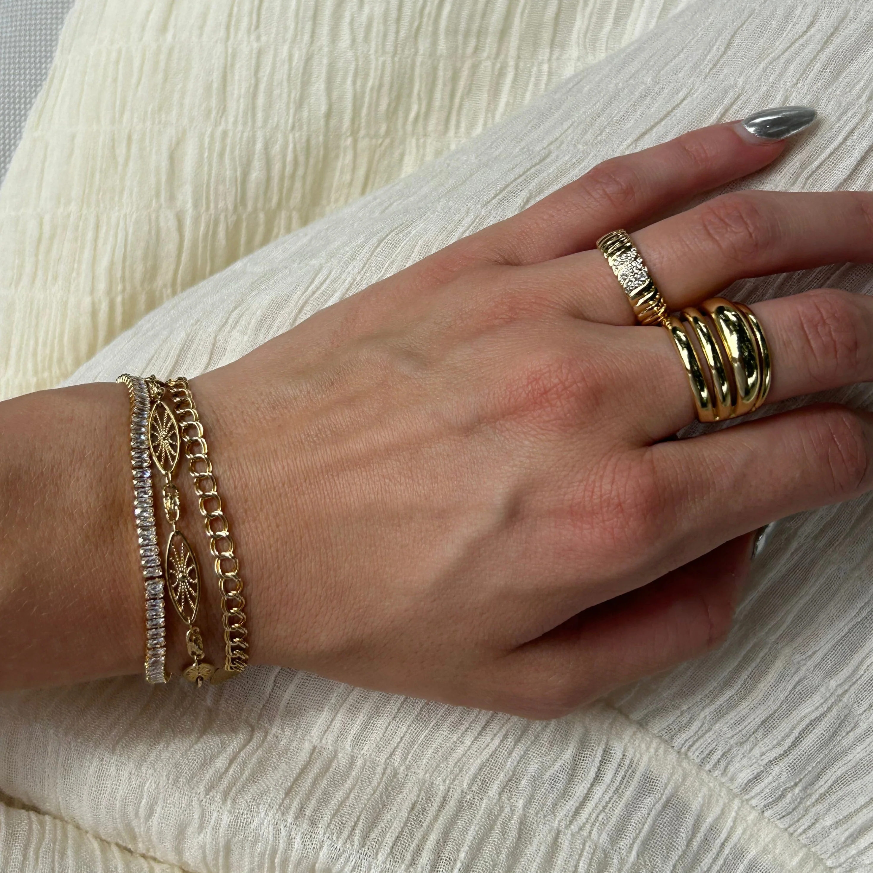 Aphrodite CZ Tennis Bracelet