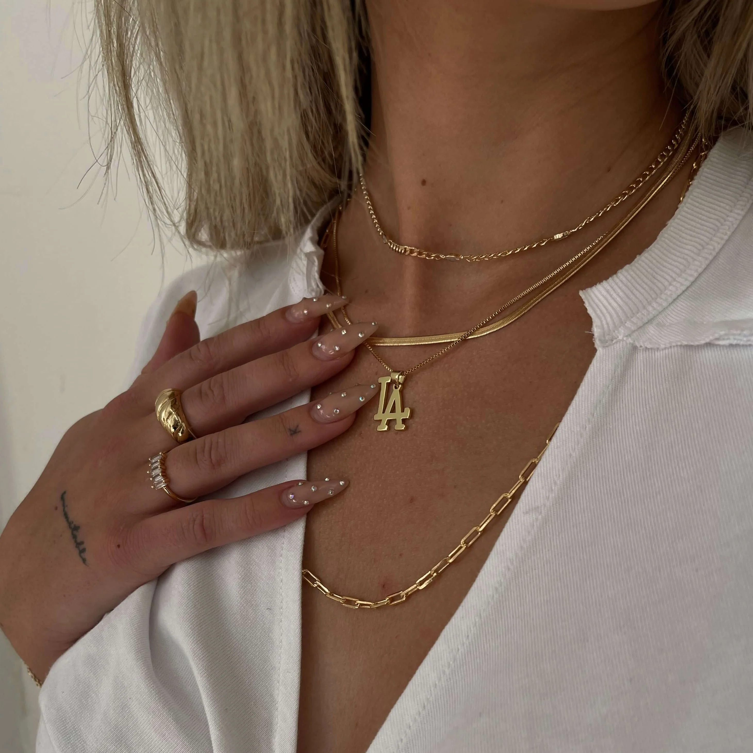 City of Angels LA Charm Necklace