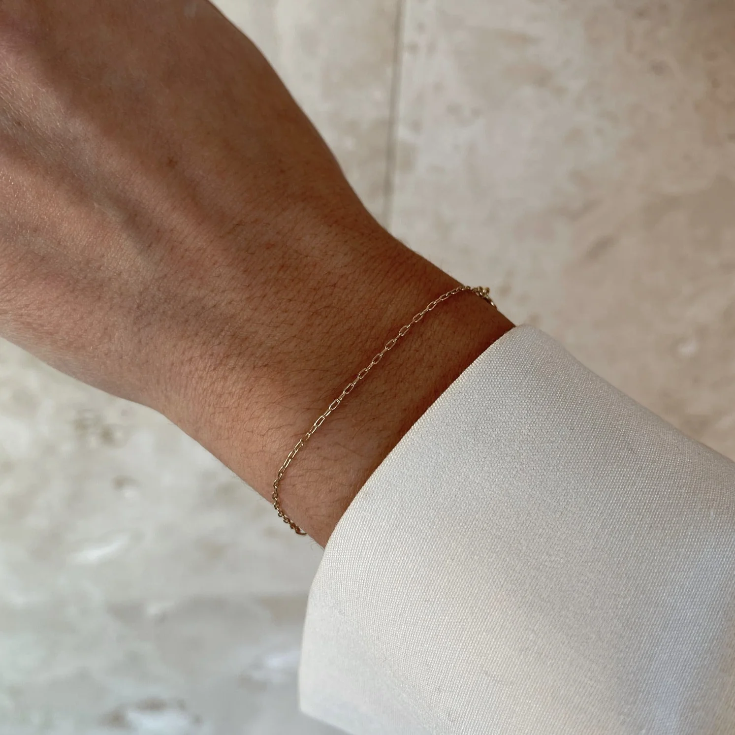 Boundless Solid Gold Bracelet