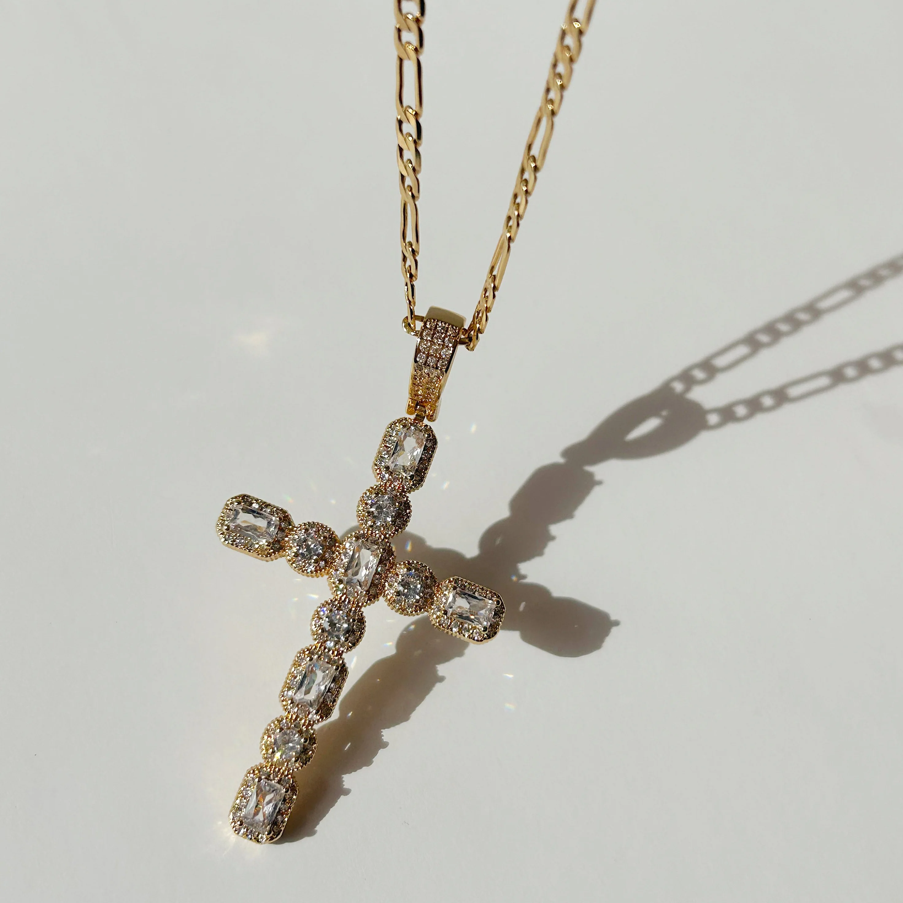 Hope CZ Cross Necklace