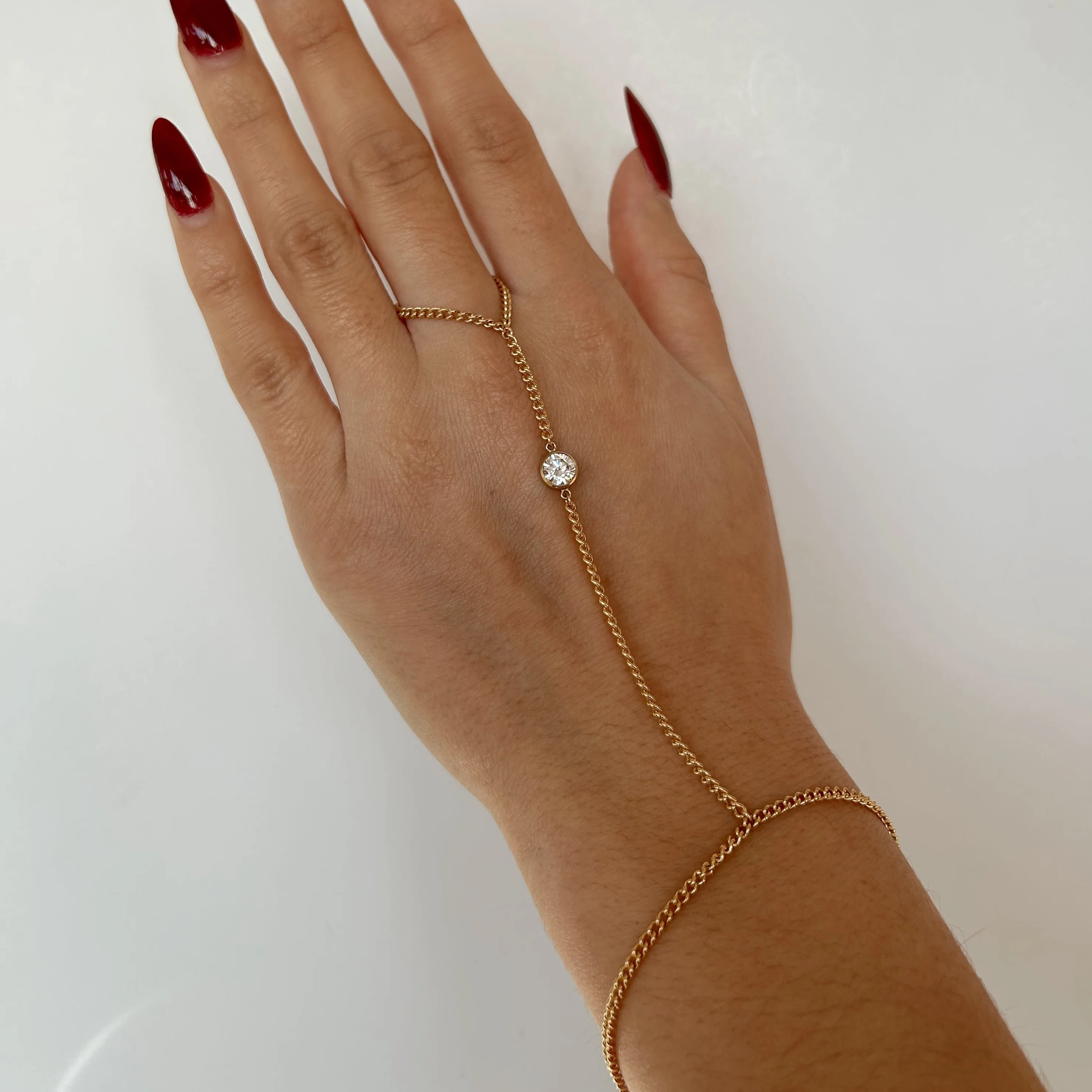 Brody CZ Hand Chain