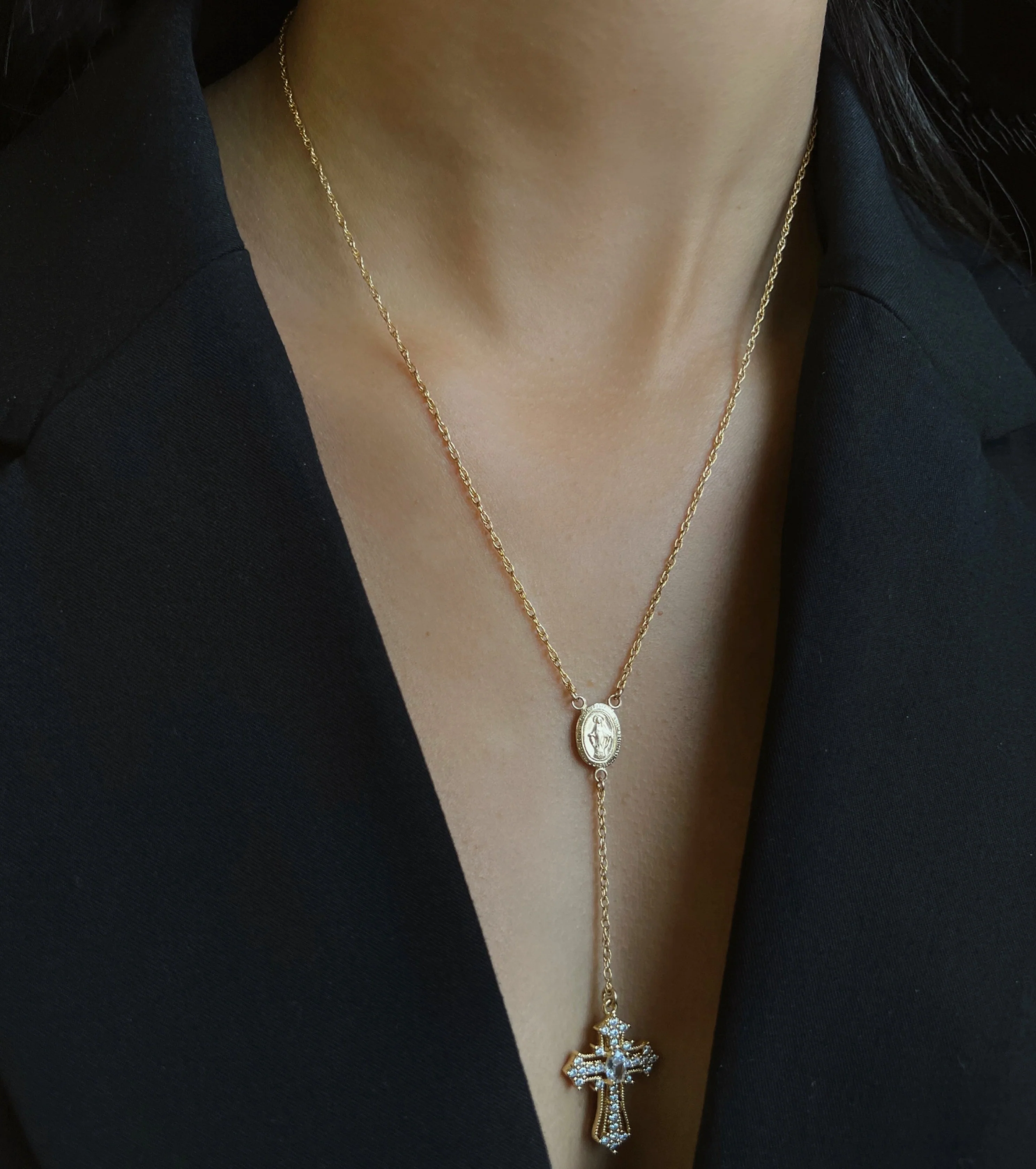 Ariadne Lariat Drop Necklace