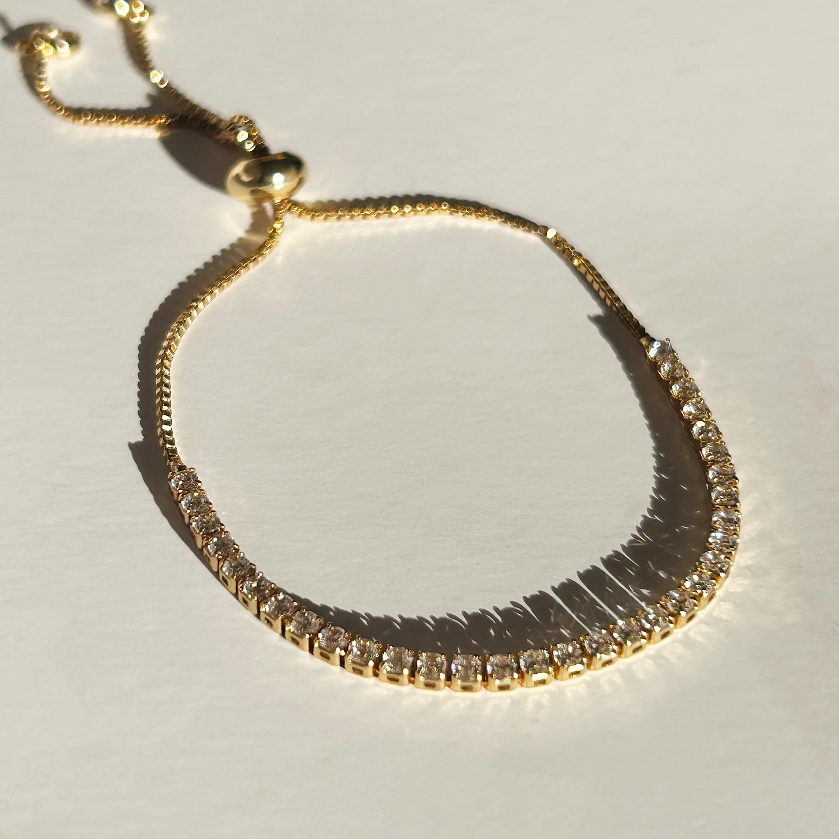 Kira Adjustable Tennis Bracelet