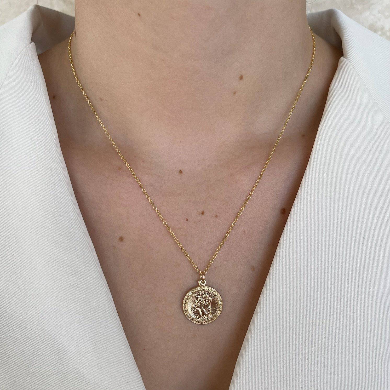 Traveler St. Christopher Necklace