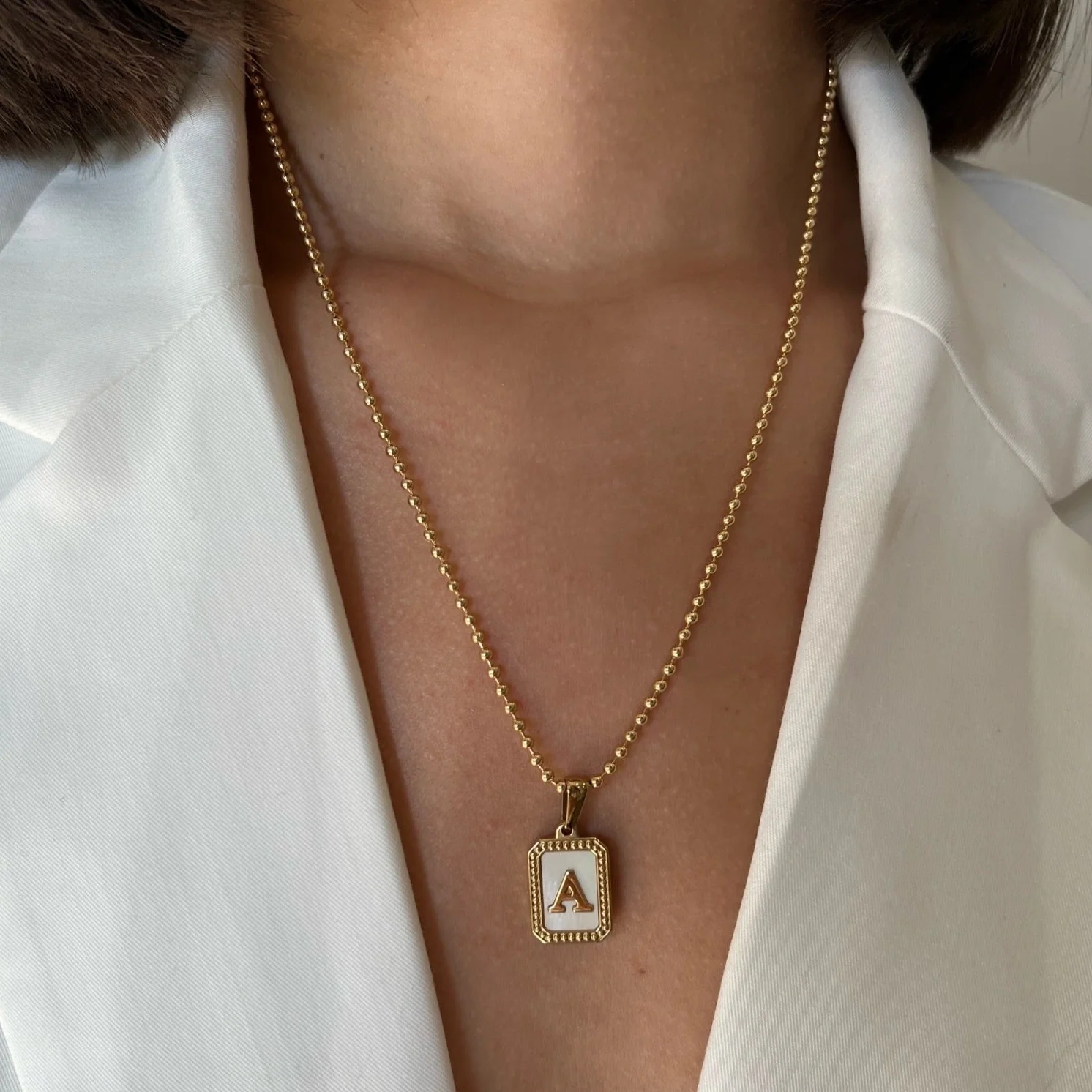 With Love Initial Necklace