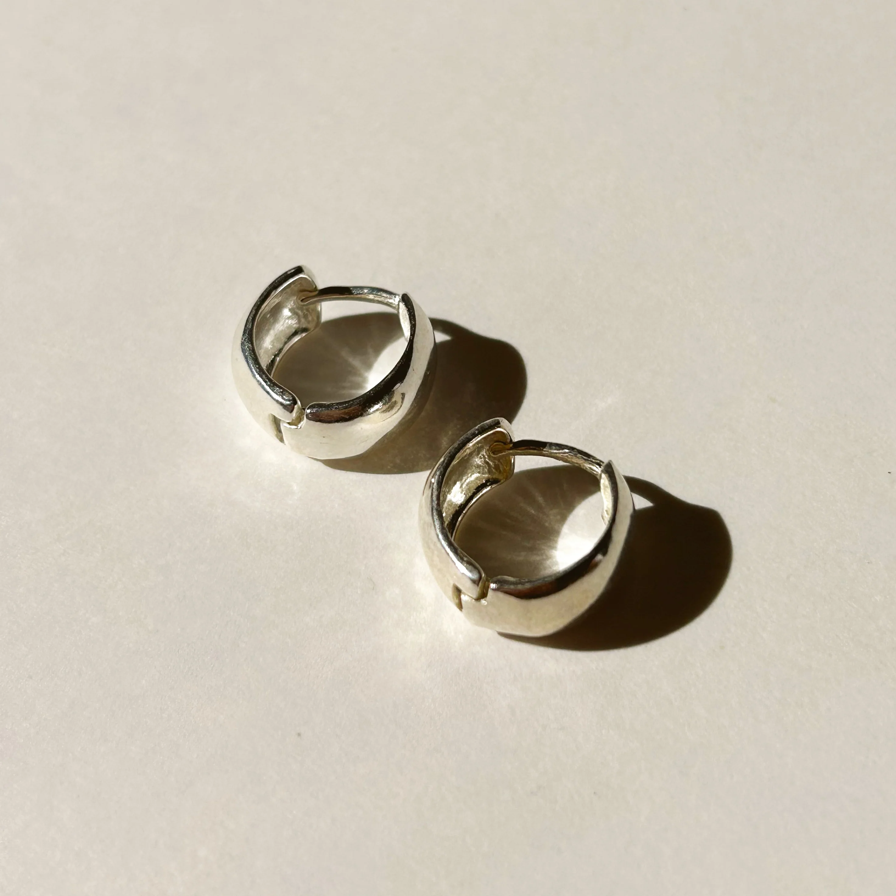 Vilnius Silver Hoops