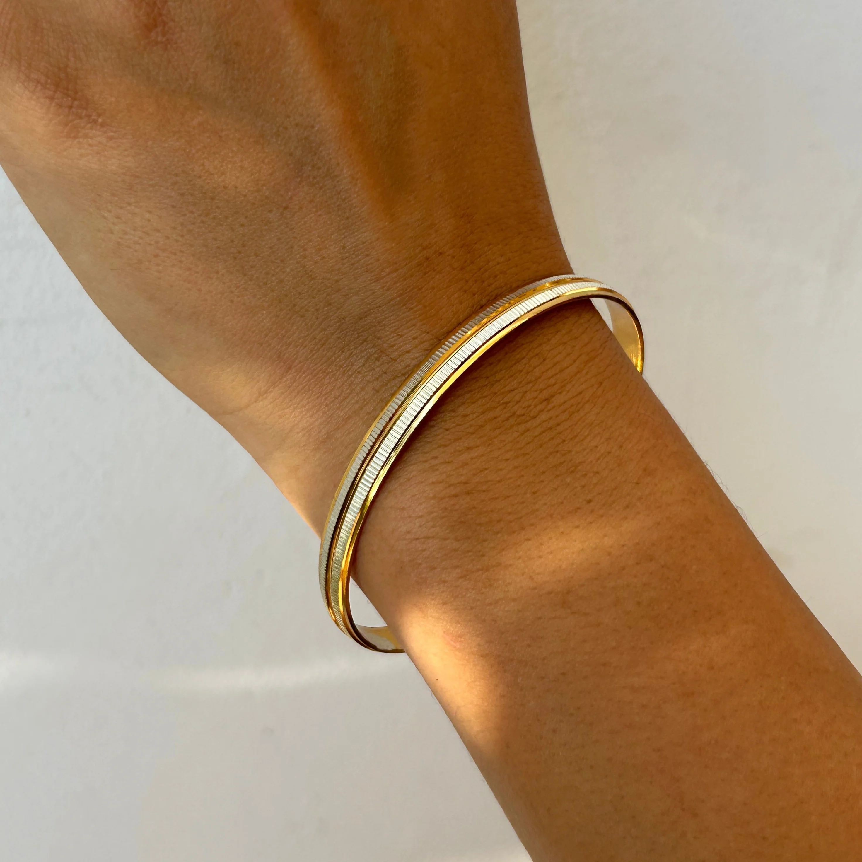 Helios Two-Tone Bangle
