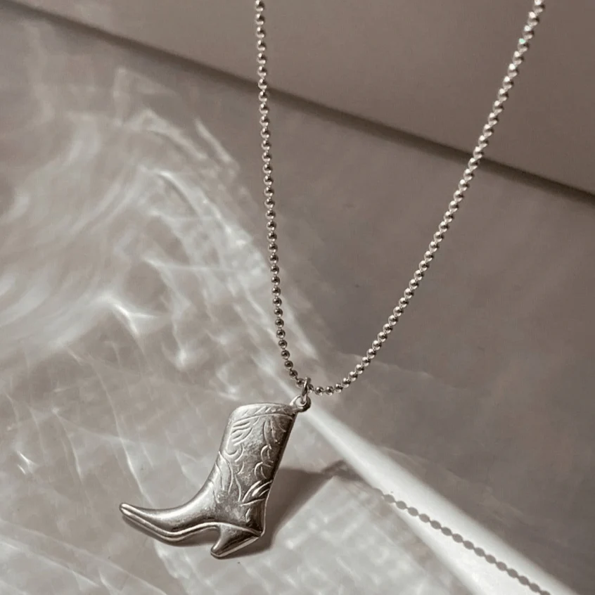 Country Girls Cowboy Boot Necklace