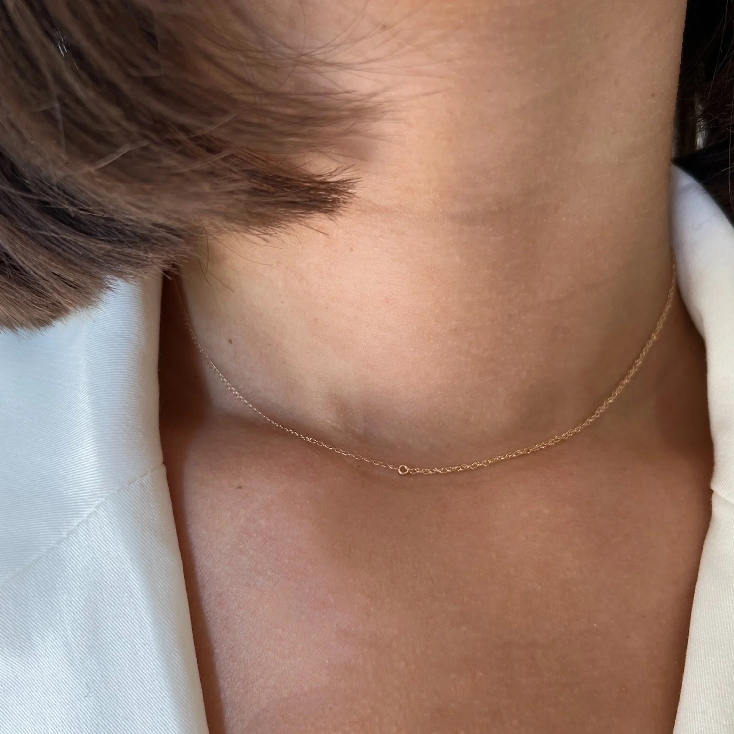 Entangled Solid Gold Necklace