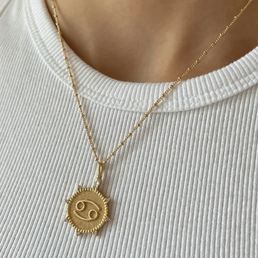 Starlet Zodiac Charm Necklace