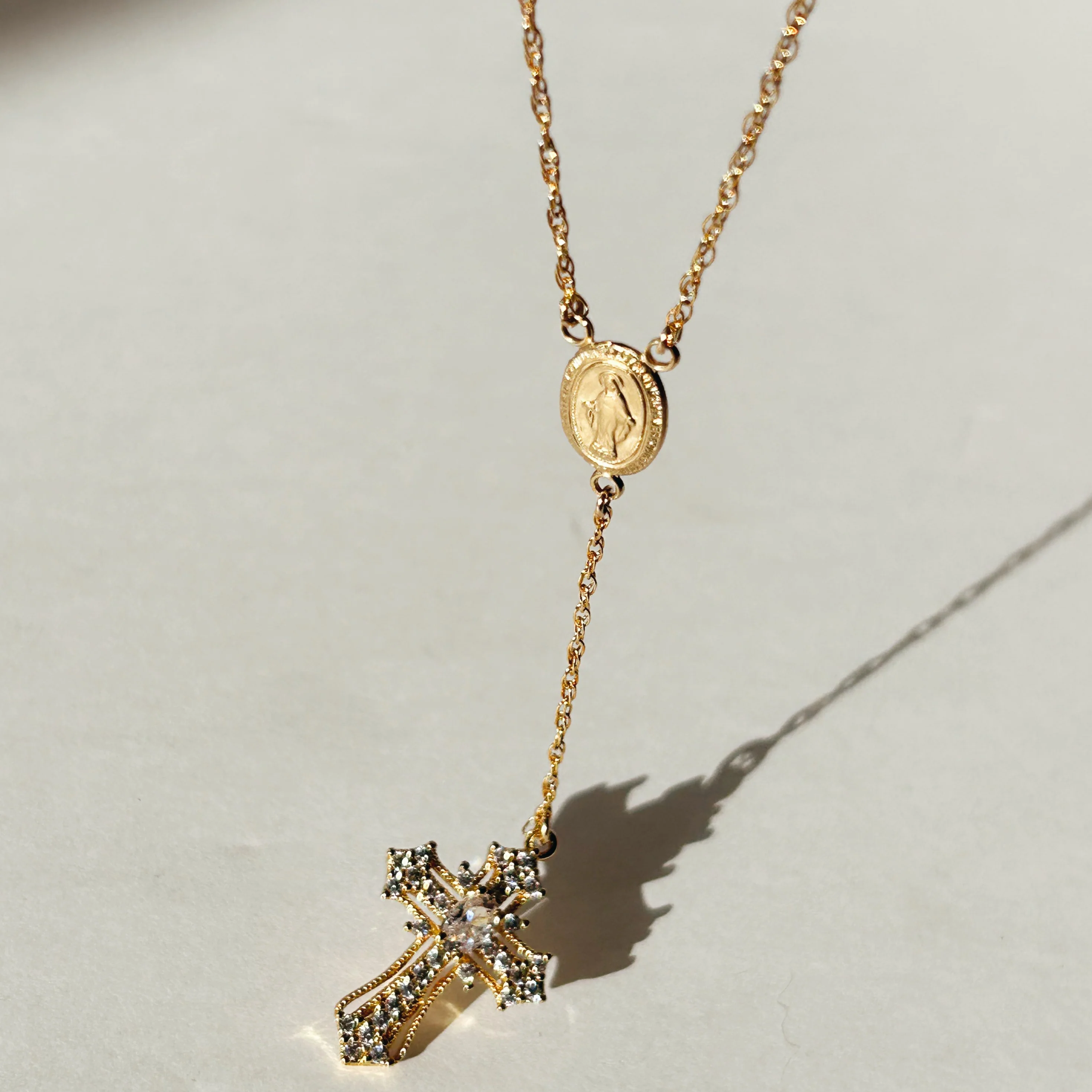 Ariadne Lariat Drop Necklace