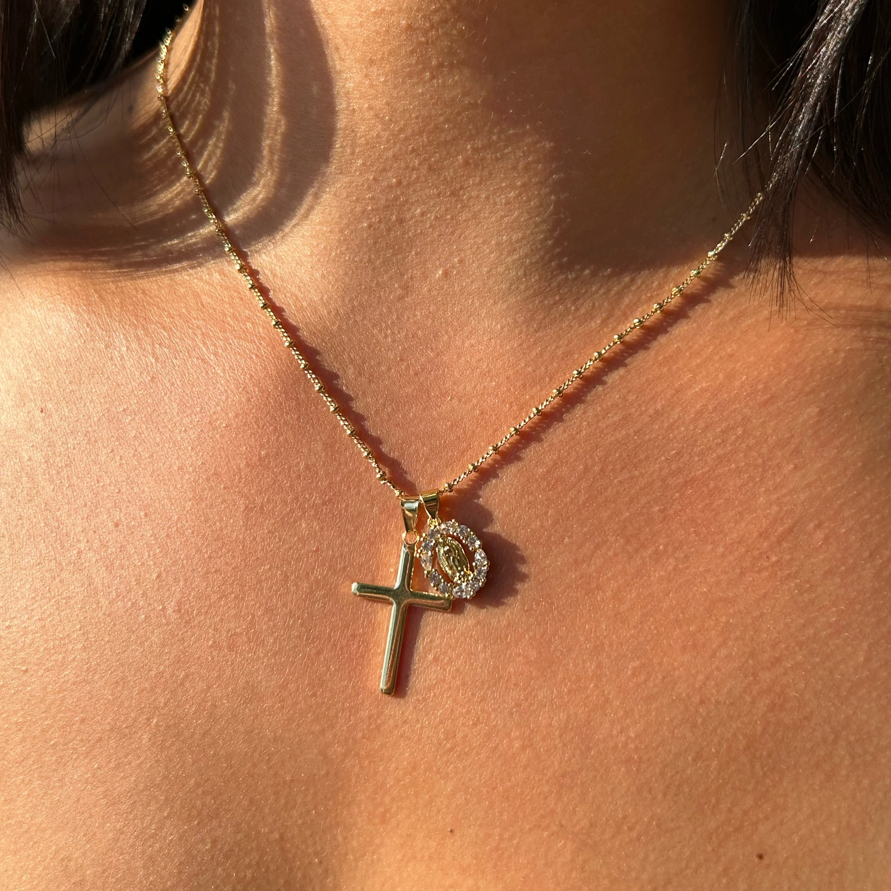 Sistine Cross Necklace