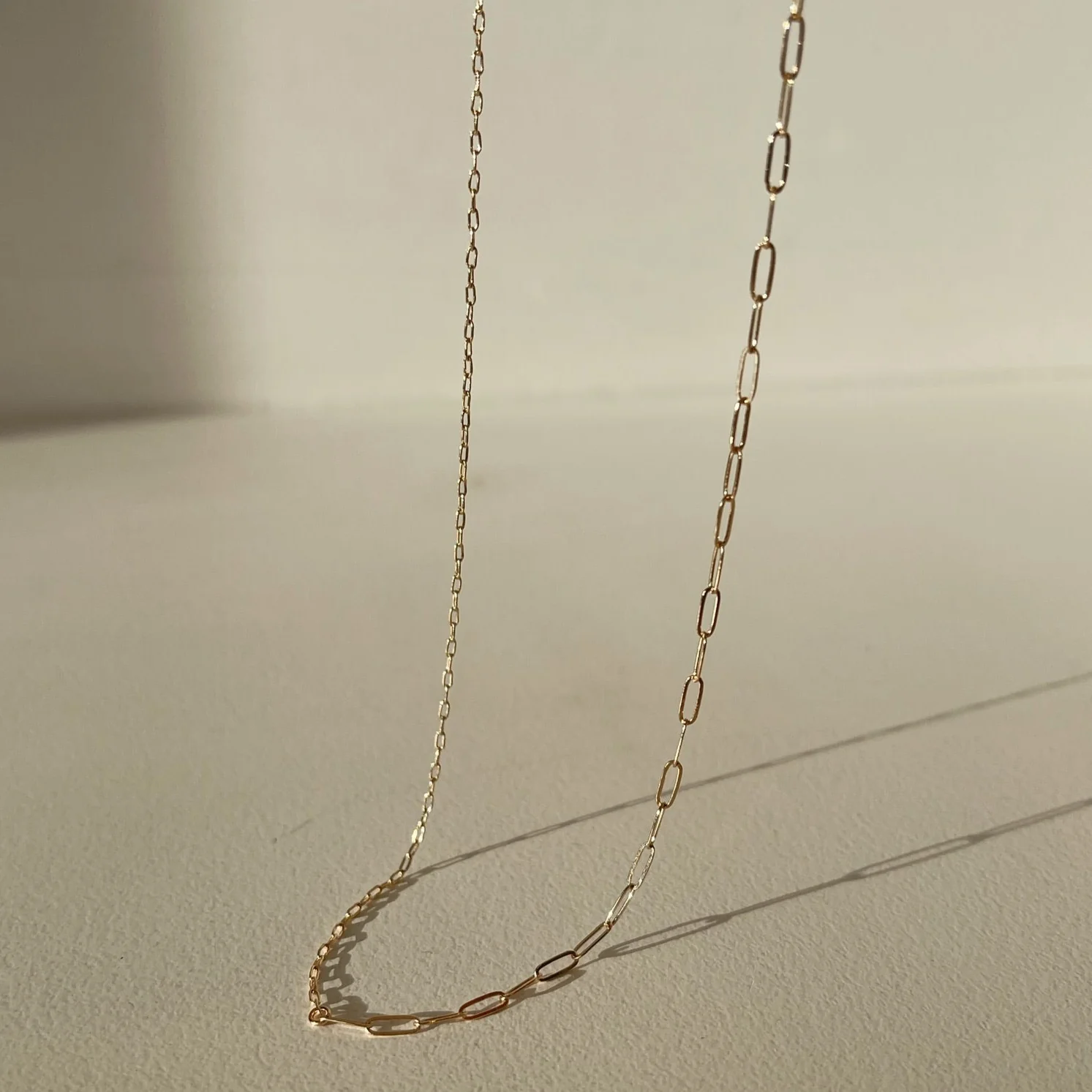 Boundless Solid Gold Necklace